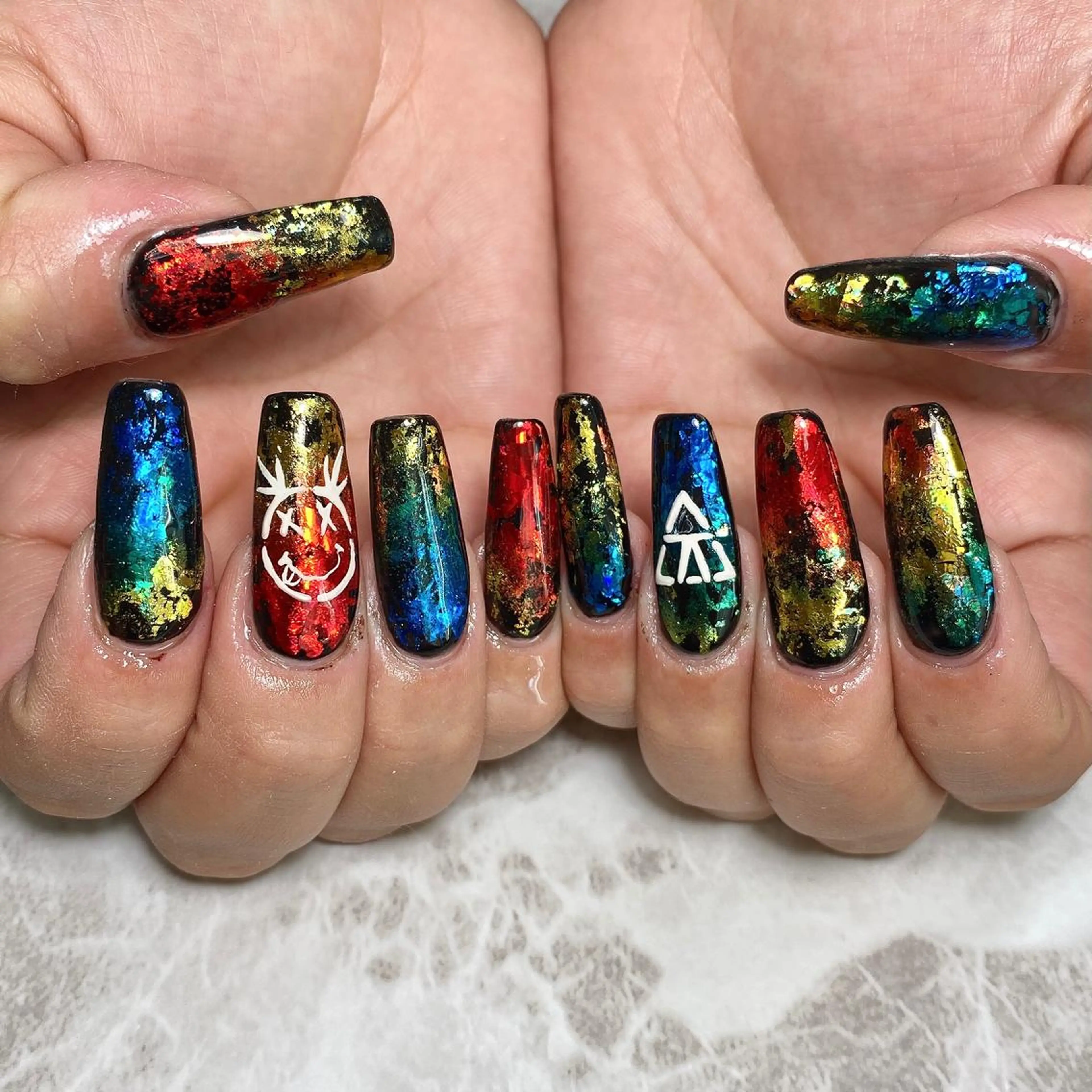 ネイル スカルプネイル しば まなみのネイルデザイン