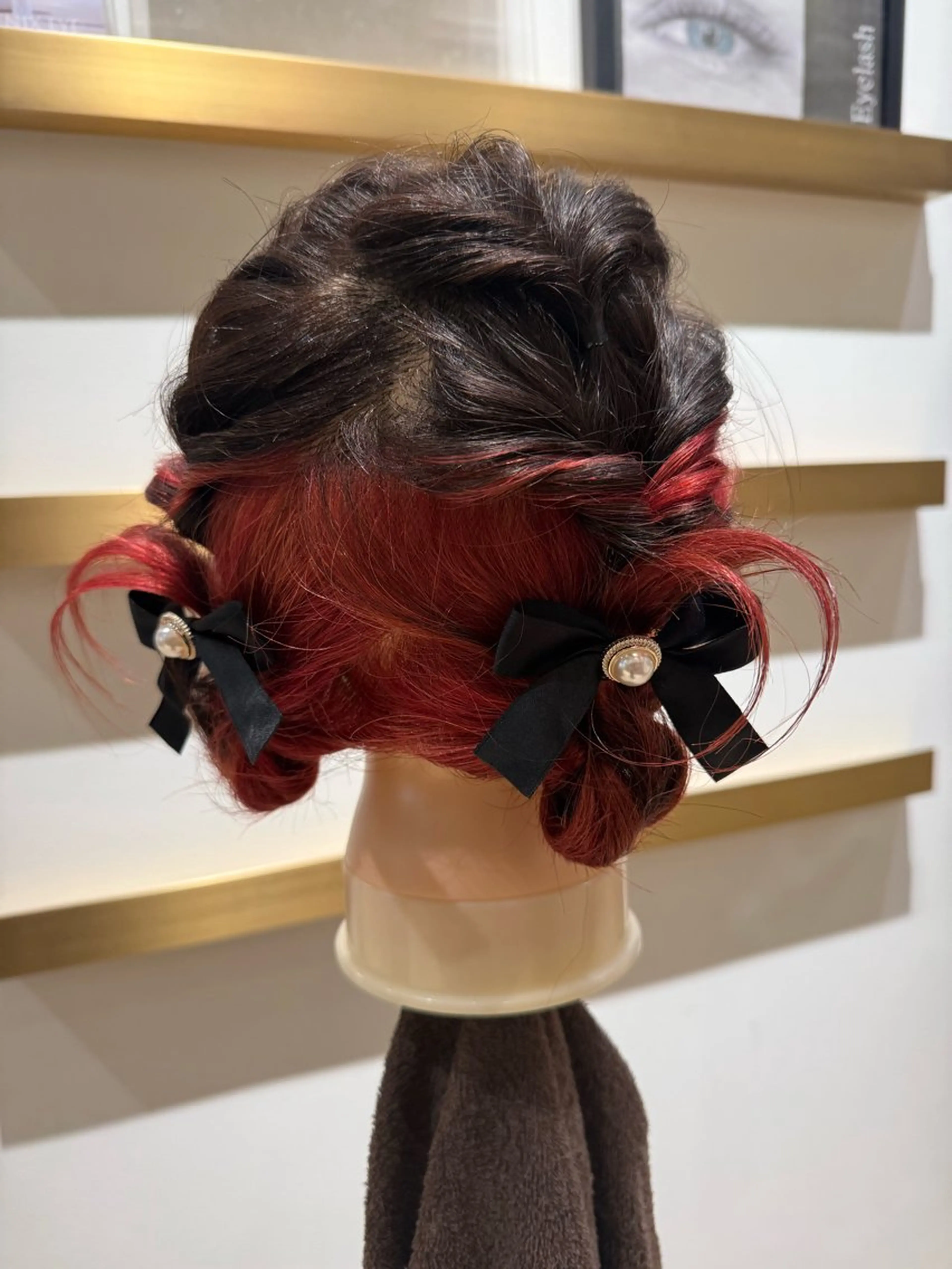 カラー ヘアアレンジ インナーカラー 簡単アレンジ ヘアカラー 長谷川 紗羅のヘアスタイル