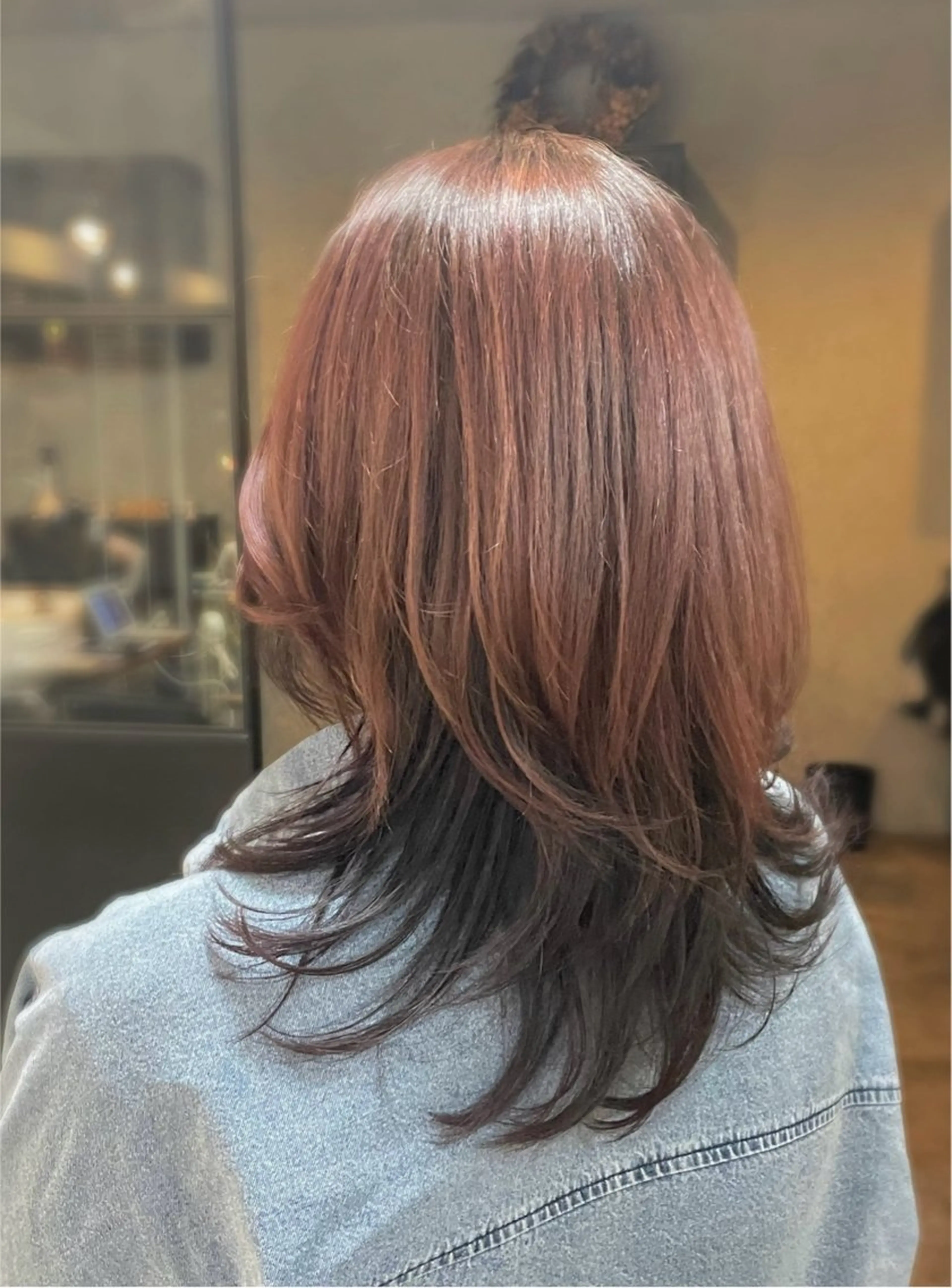 カラー ダブルカラー ピンクカラー 似合わせカット🍀 TAKAHASHIのヘアスタイル