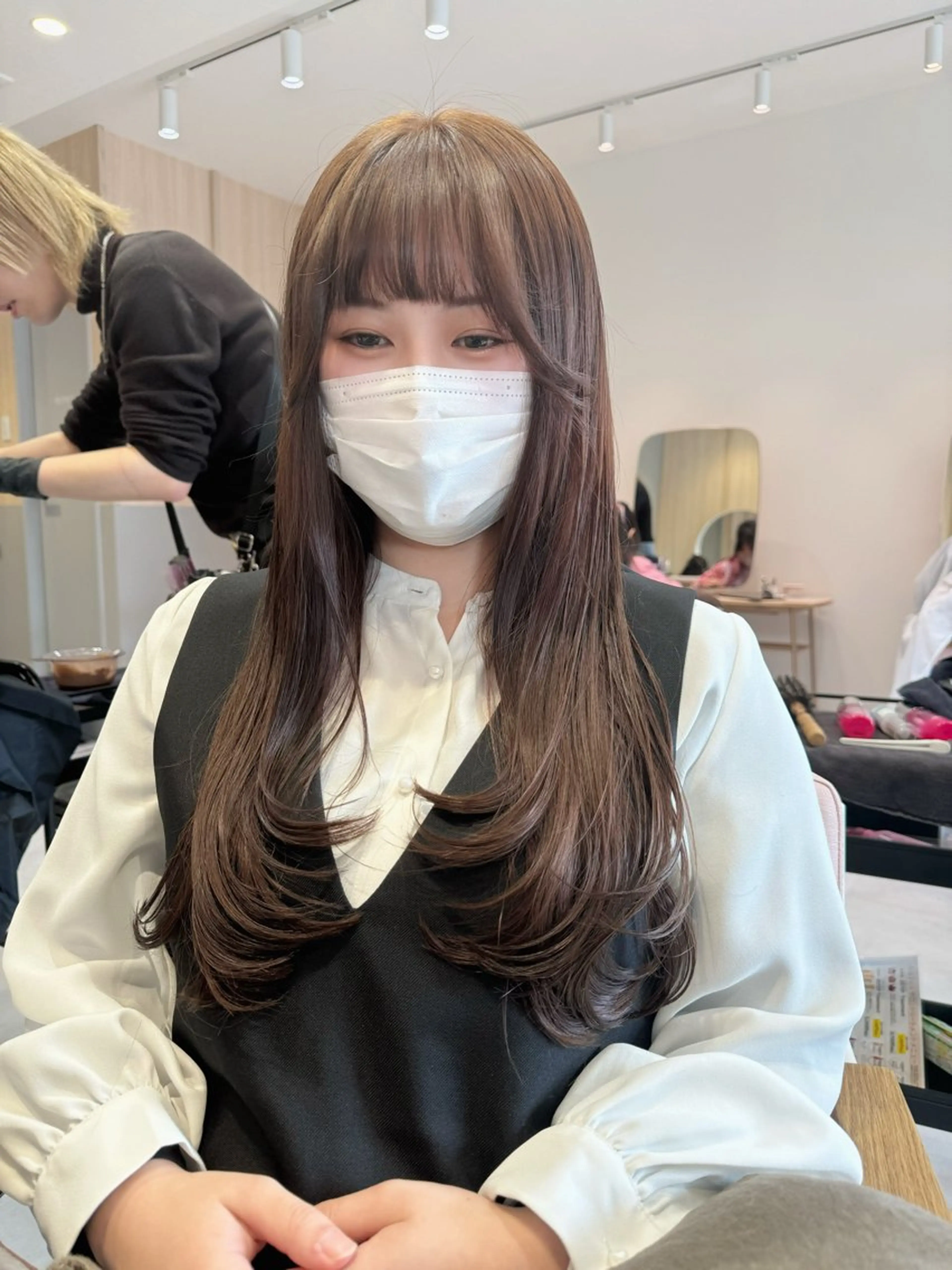 ロング カラー カット ヘアカラー トリートメント ヘアセット ✂️似合わせの魔術師 石田一樹✂️のヘアスタイル