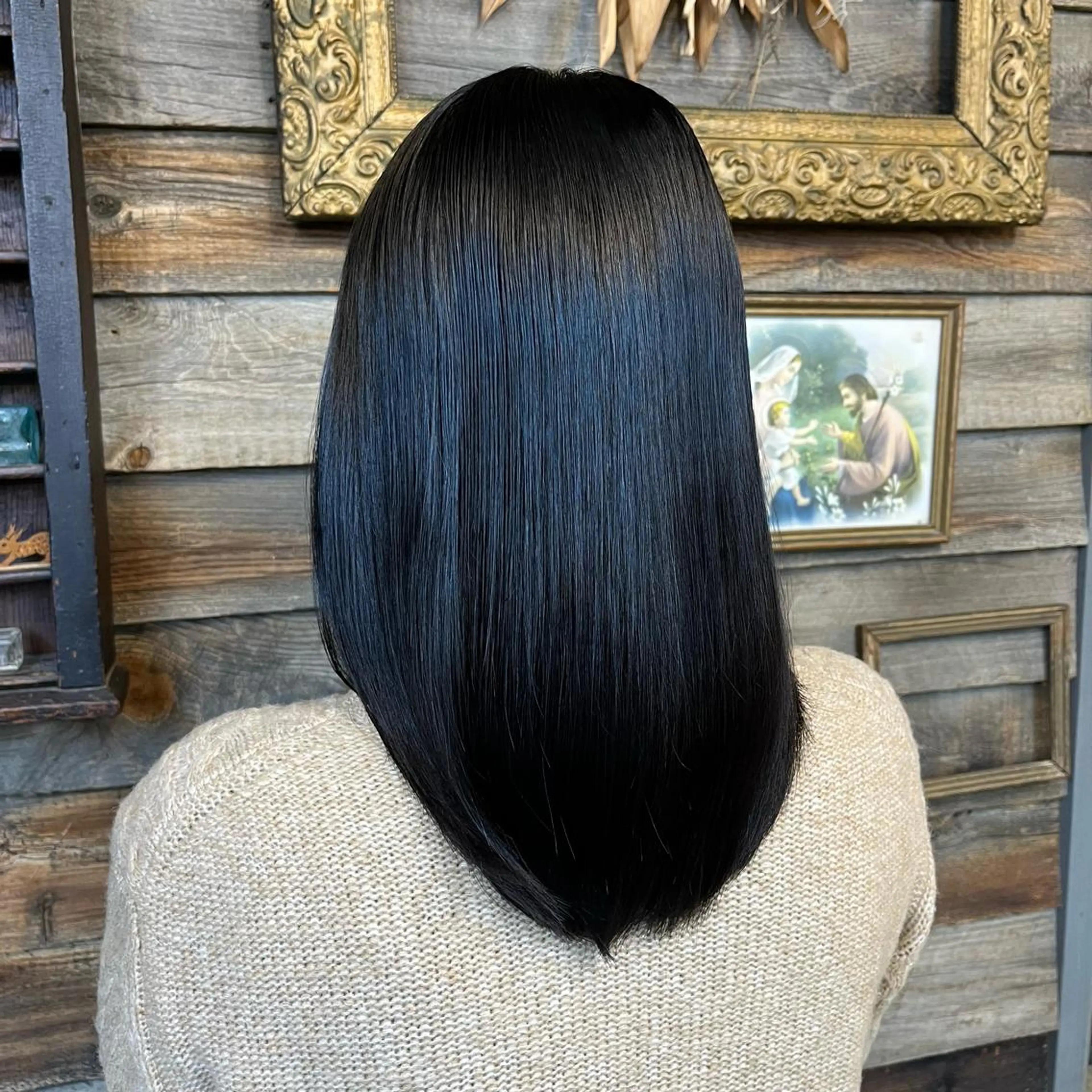 セミロング 髪質改善 ヘアカラー ヘッドスパ 川崎 かなでのヘアスタイル