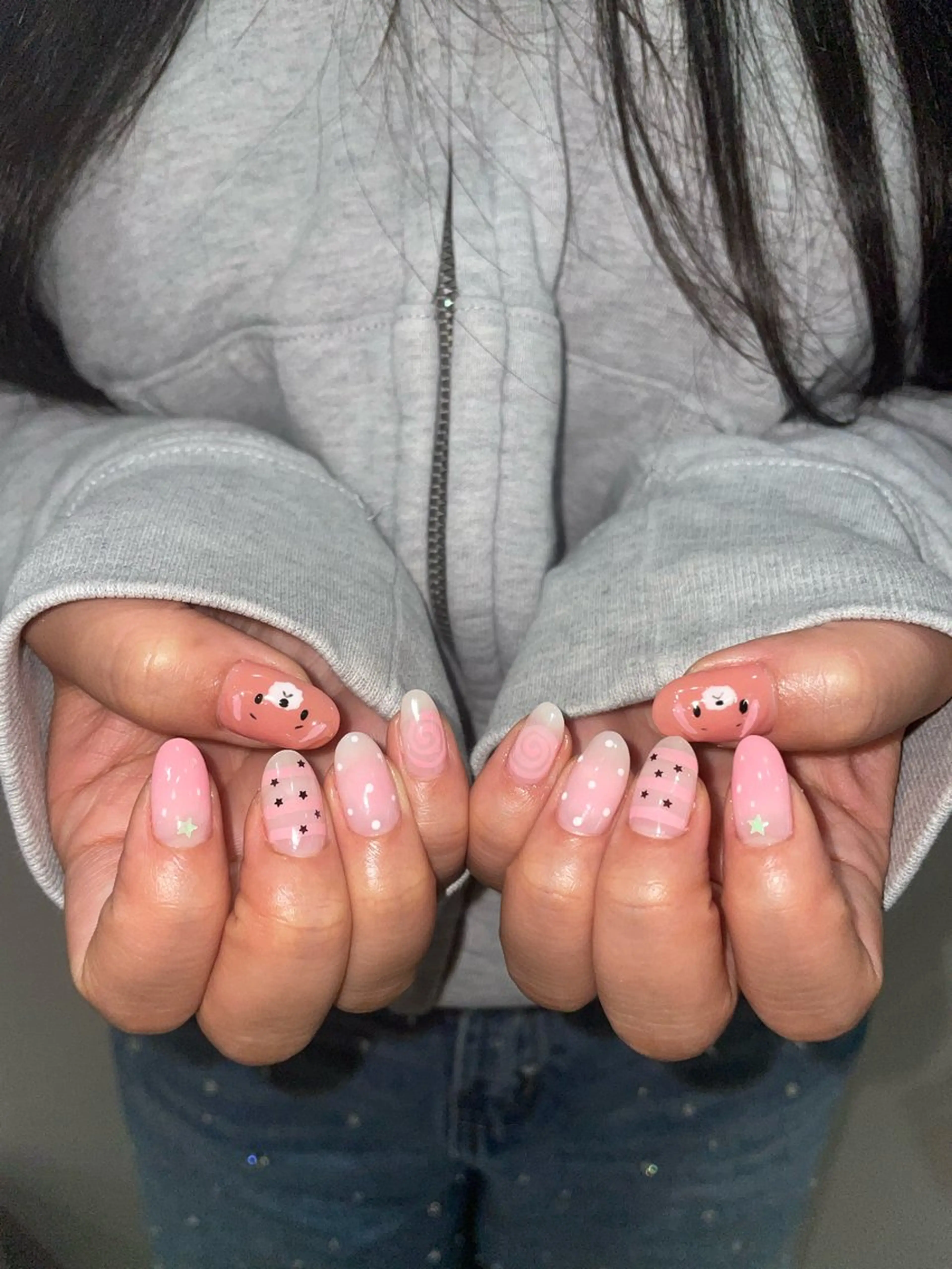 ネイル ハンドネイル GO TODAY 吉祥寺Glint所属・うの 韓国ﾈｲﾙ໒꒱⋆⭒˚のネイルデザイン