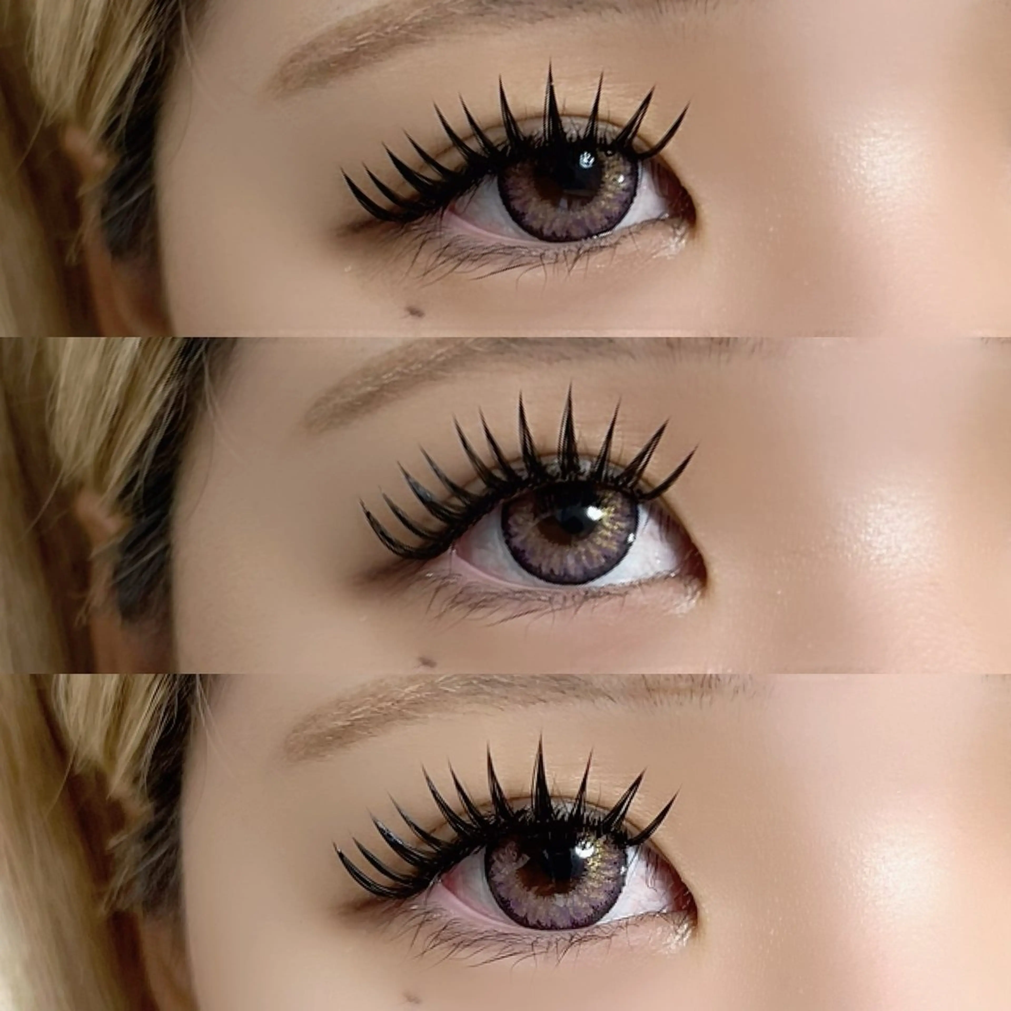 マツエク・マツパ マツエク 【那覇/束感まつ毛 /LED】ｷｬﾒﾙのマツエク・マツパデザイン