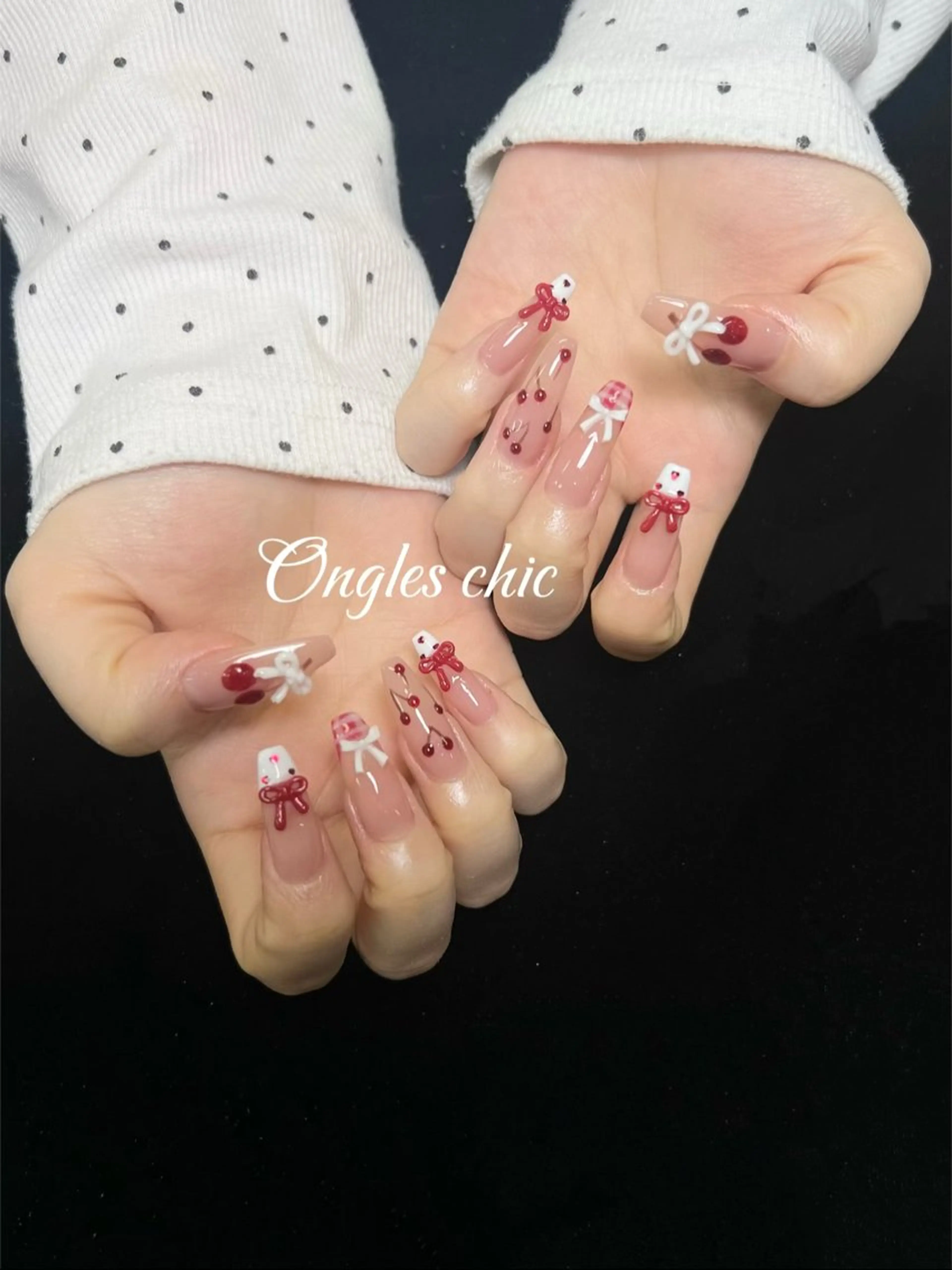 ネイル ハンドネイル ongles chicのネイルデザイン
