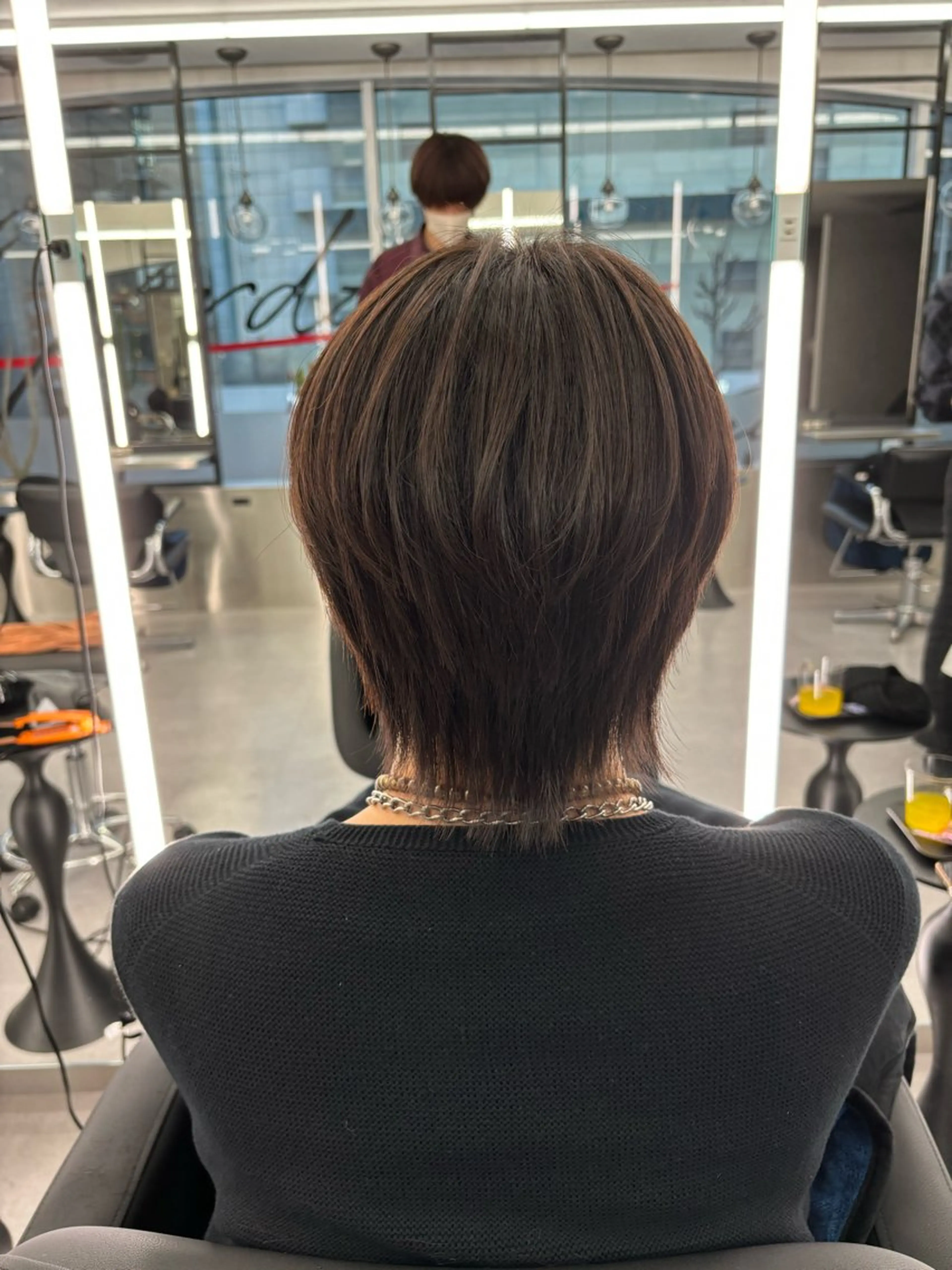 メンズ メンズウルフカット ウルフカット メンズ縮毛矯正 高森蓮のヘアスタイル