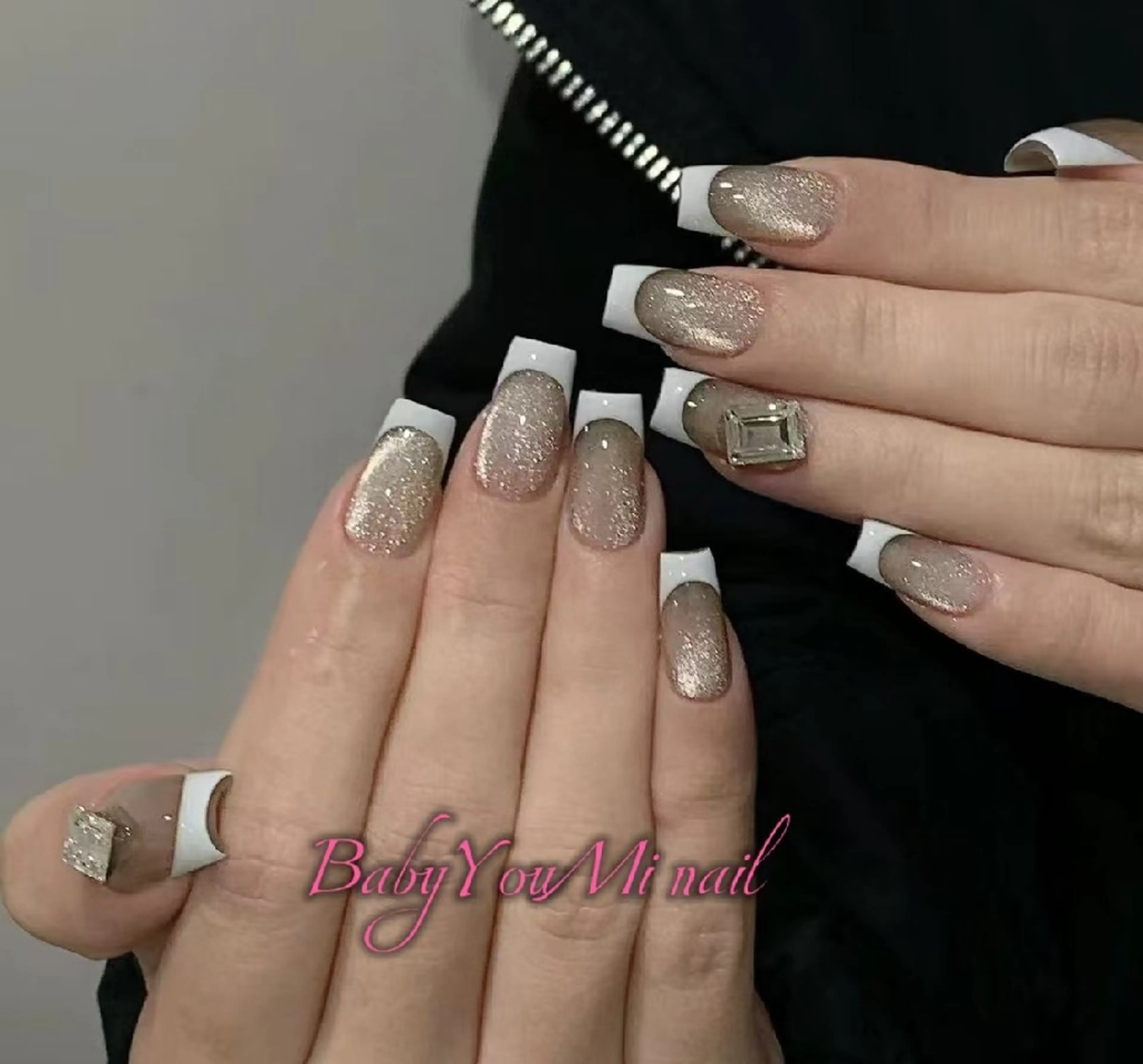 ネイル オーロラネイル フラワーネイル フットネイル フレンチネイル ジェルネイル ハンドネイル Oomiya 服部のネイルデザイン