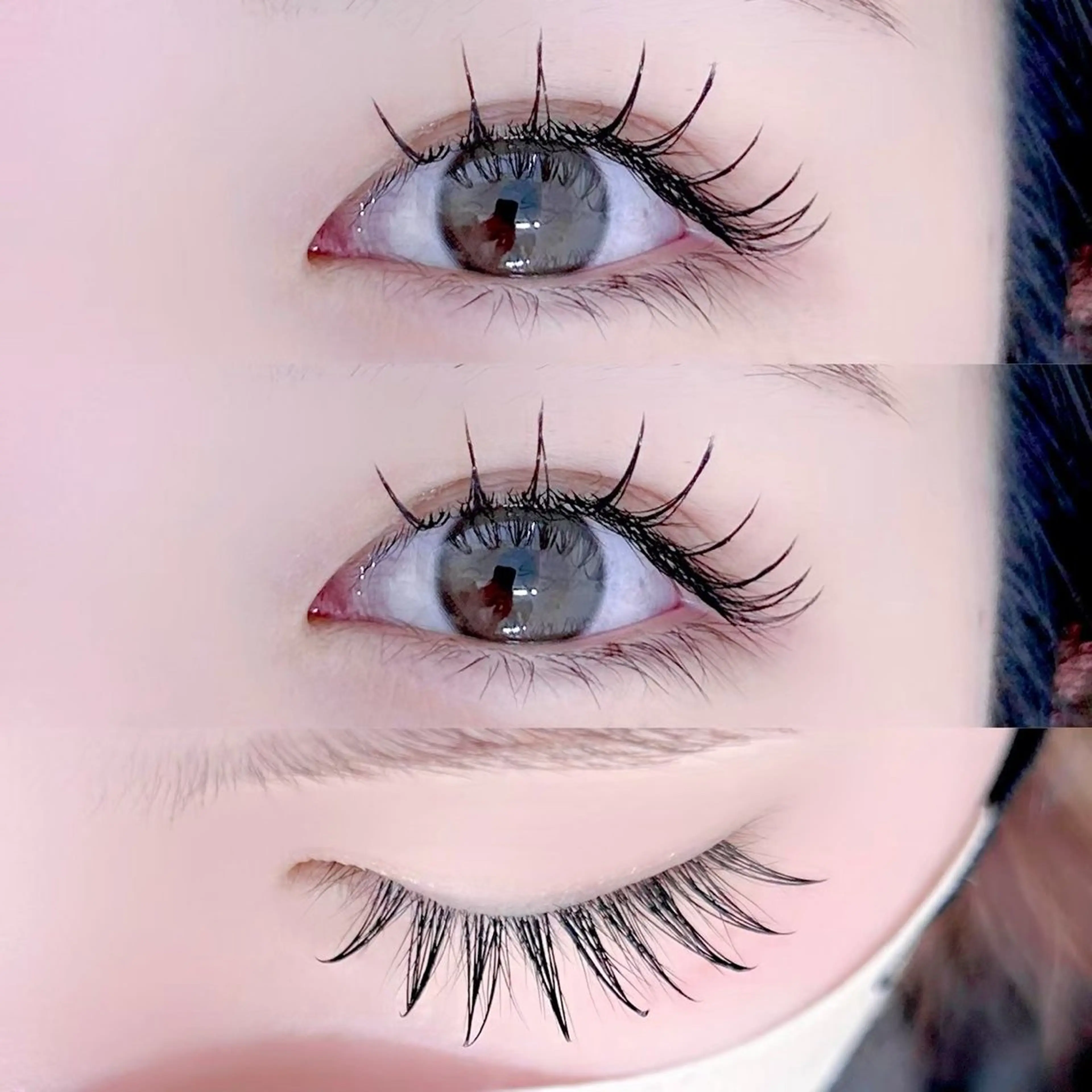 【ナチュラル派はこちら】フラットラッシュ100本+モチUP美容液コーティングの写真