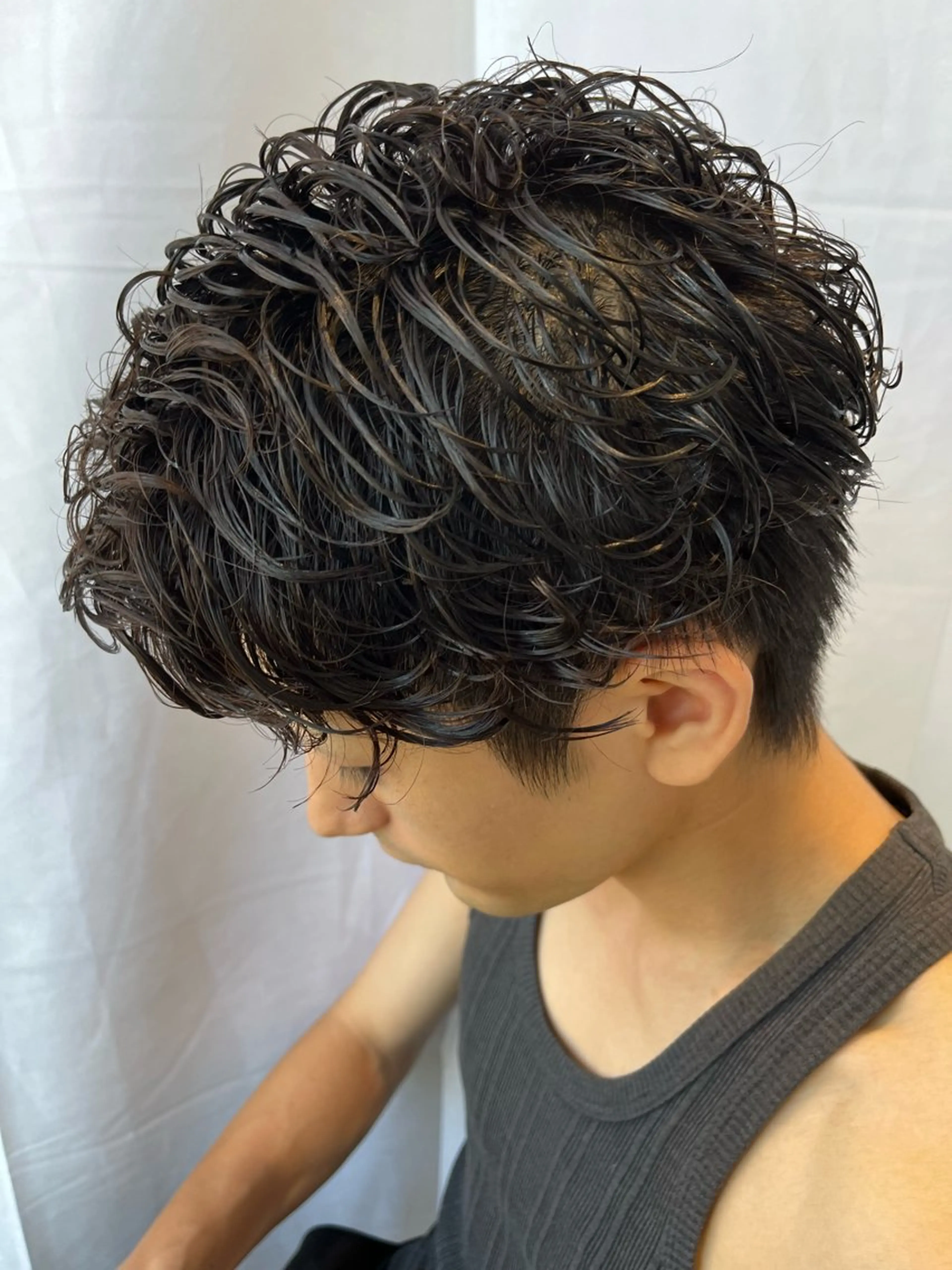 メンズ メンズパーマ カット パーマ 角田 琉希也のヘアスタイル