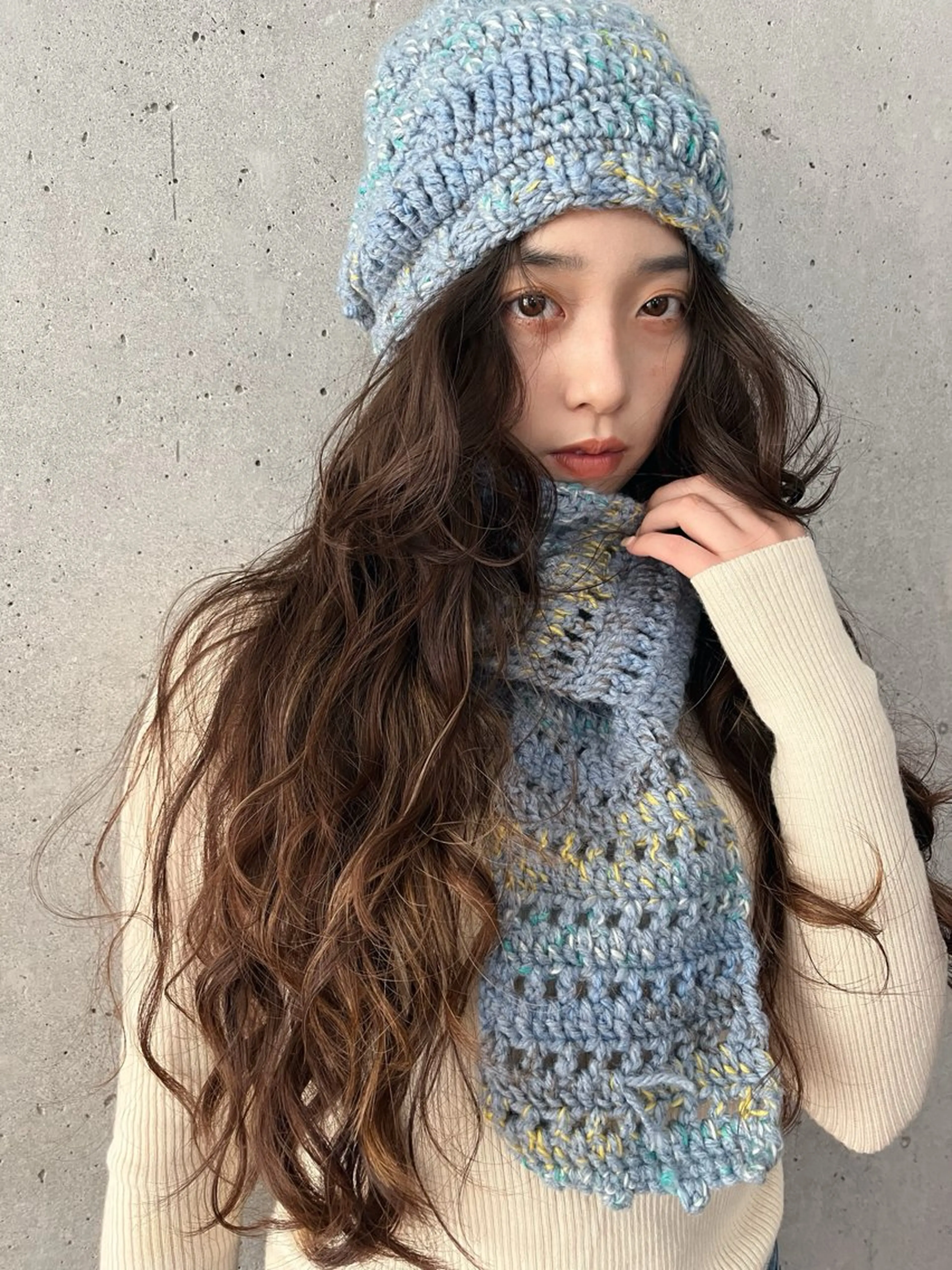 ロング パーマ カット パーマ 暖色/パーマ 🌼クニトウメイのヘアスタイル