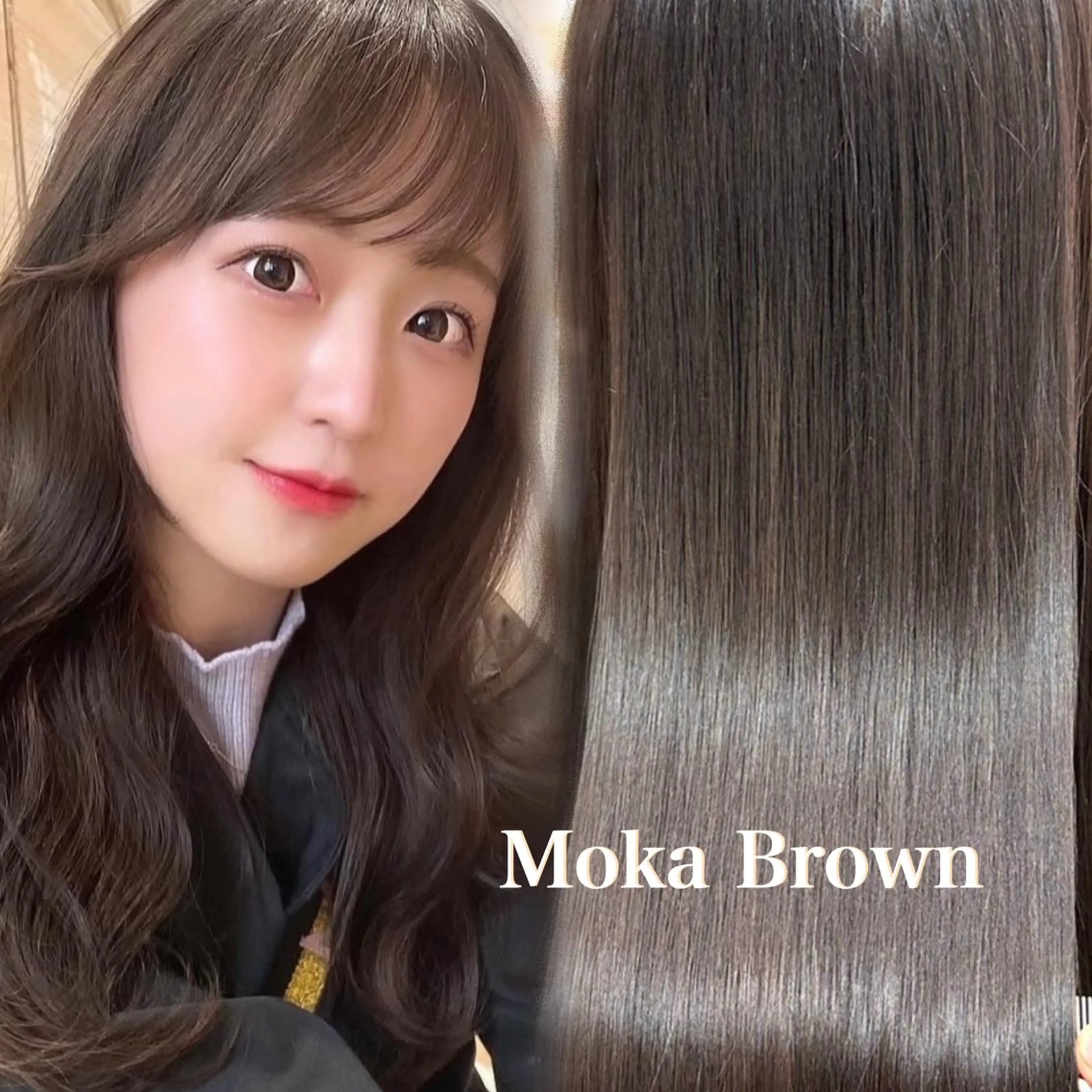 セミロング 畠山 千奈のヘアスタイル