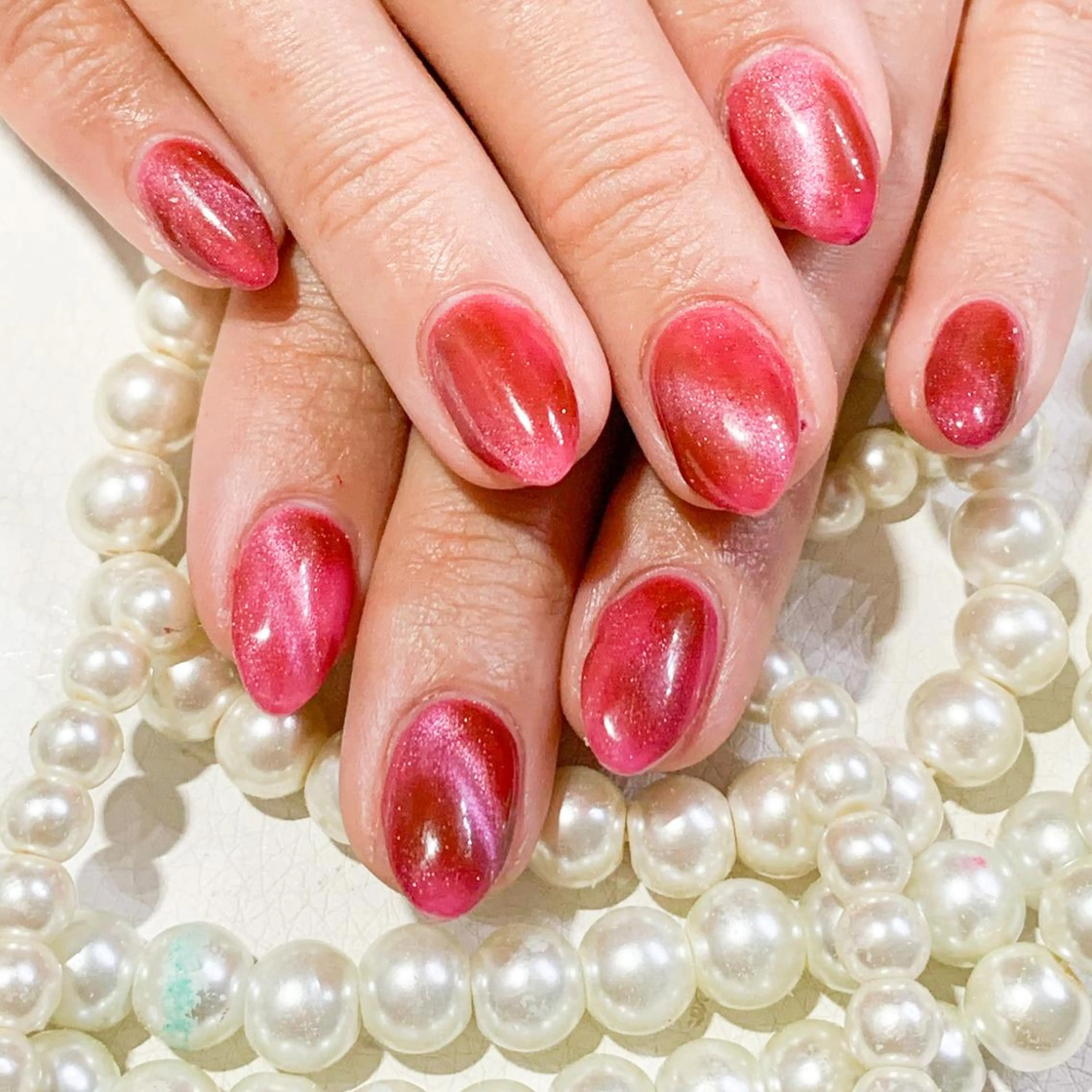 ネイル 桜ネイル 長さ出し フットネイル スカルプネイル 💗🪽Tiary Nail🪽💗のネイルデザイン