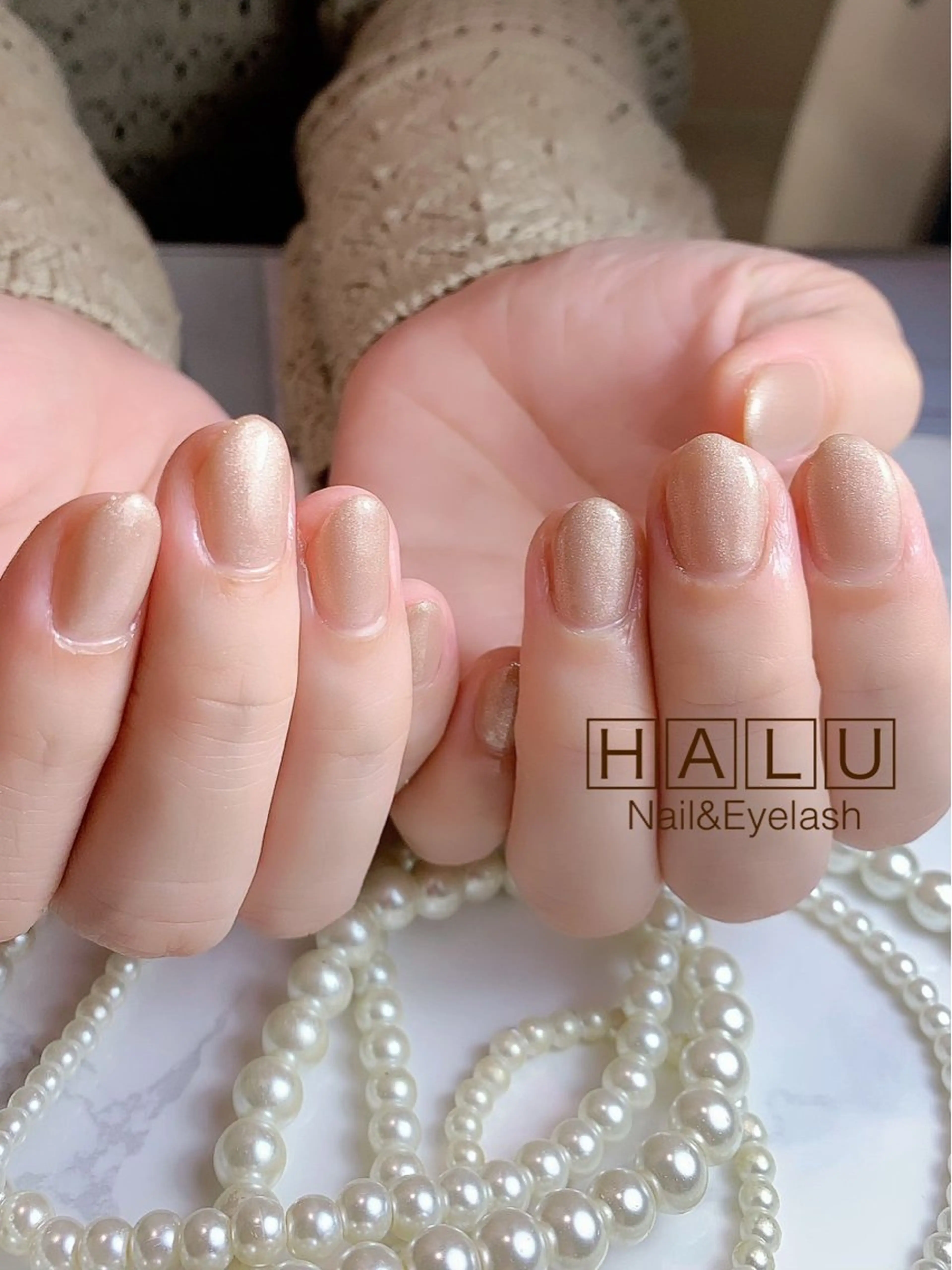 ネイル ラメ(グリッター) HALU ハルのネイルデザイン