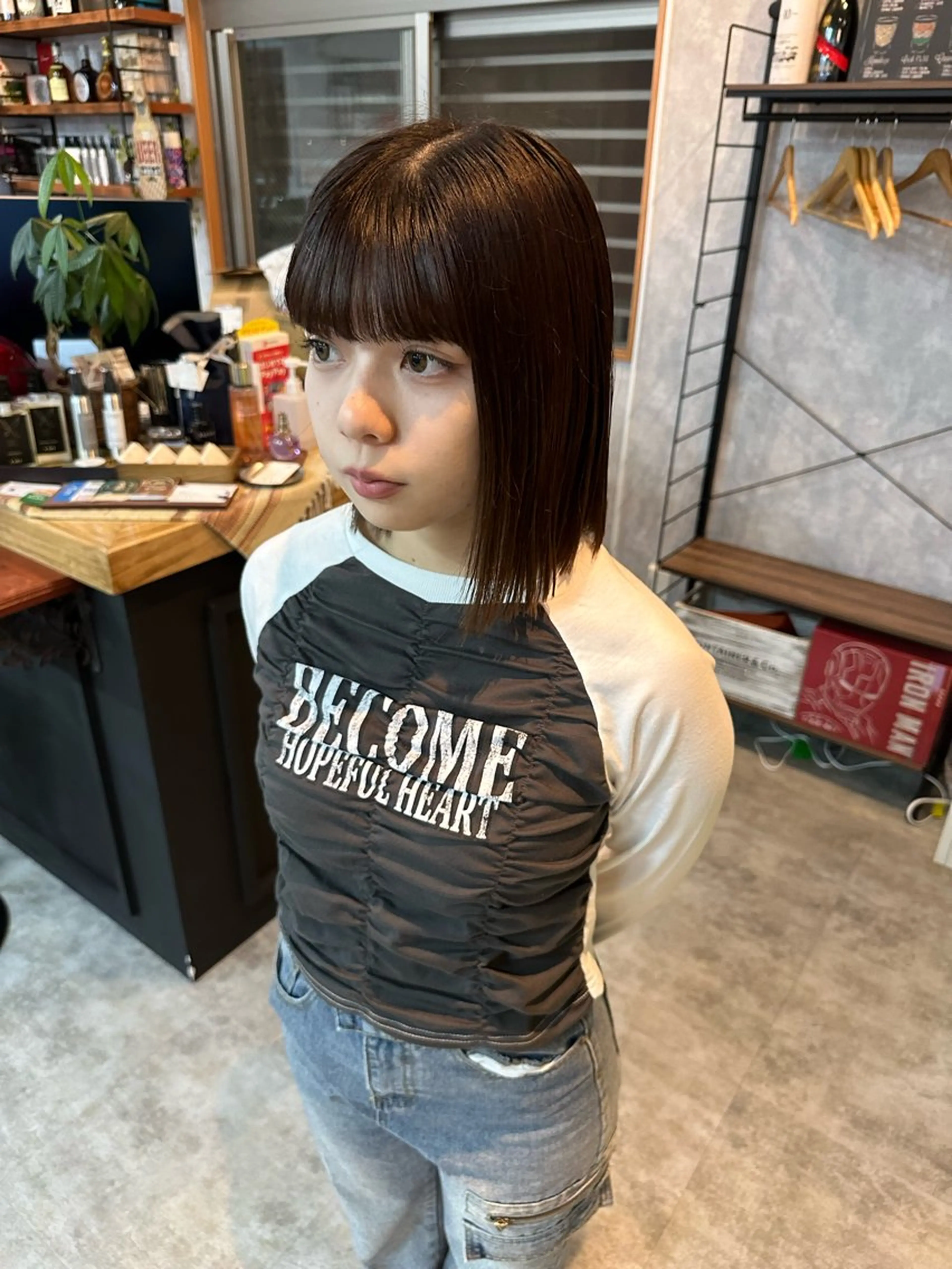 ショート 切りっぱなしボブ ショートボブ ハンサムショート 丸みショート ボブ モテ髪/ボブ/ショー ト/アダチフウトのヘアスタイル