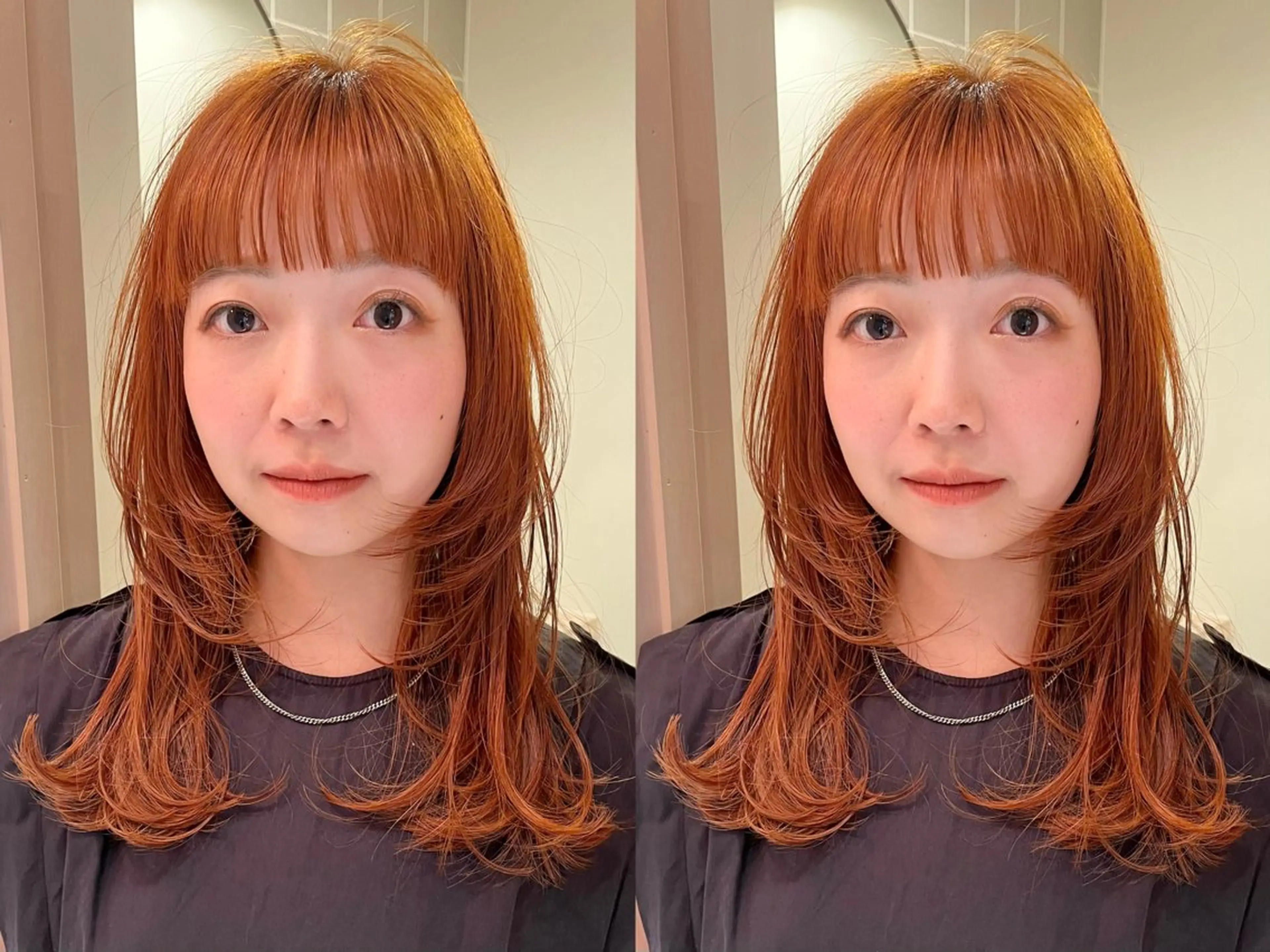 ミディアム 宮城 星のヘアスタイル