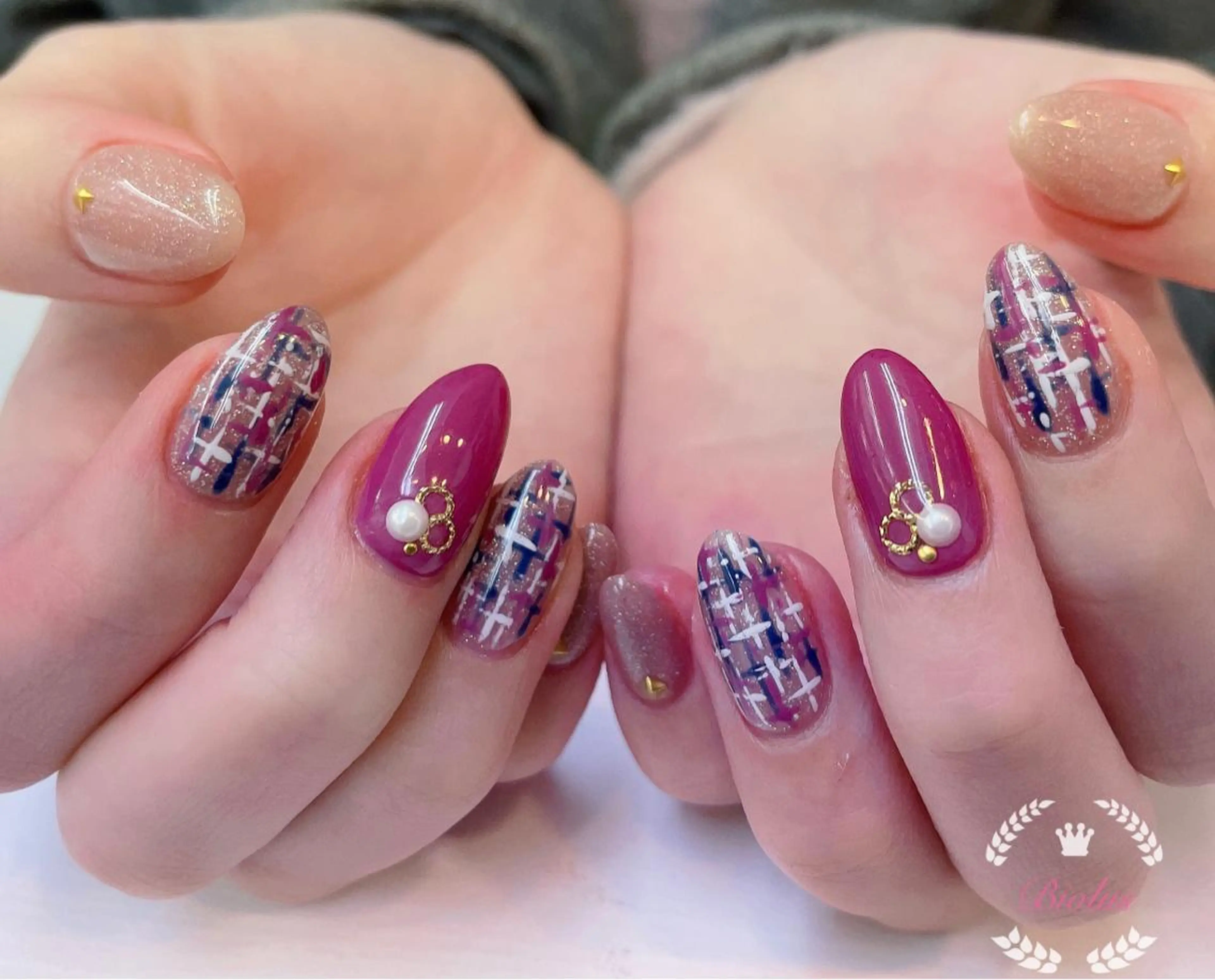 ネイル ニュアンスネイル ハンドネイル vimore ネイルサロンのネイルデザイン