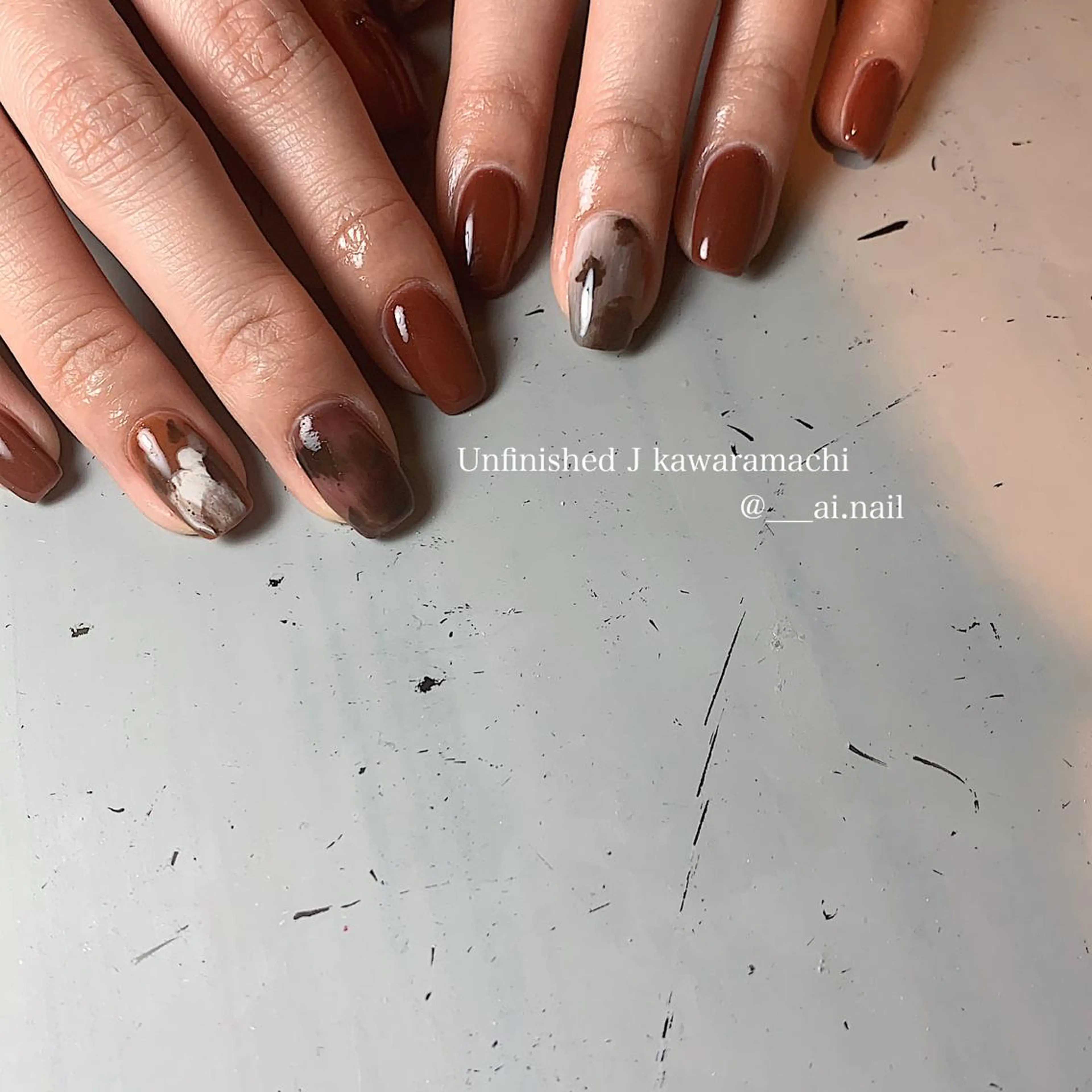 ネイル ハンドネイル 🍃伏見 / soL nail / aiのネイルデザイン