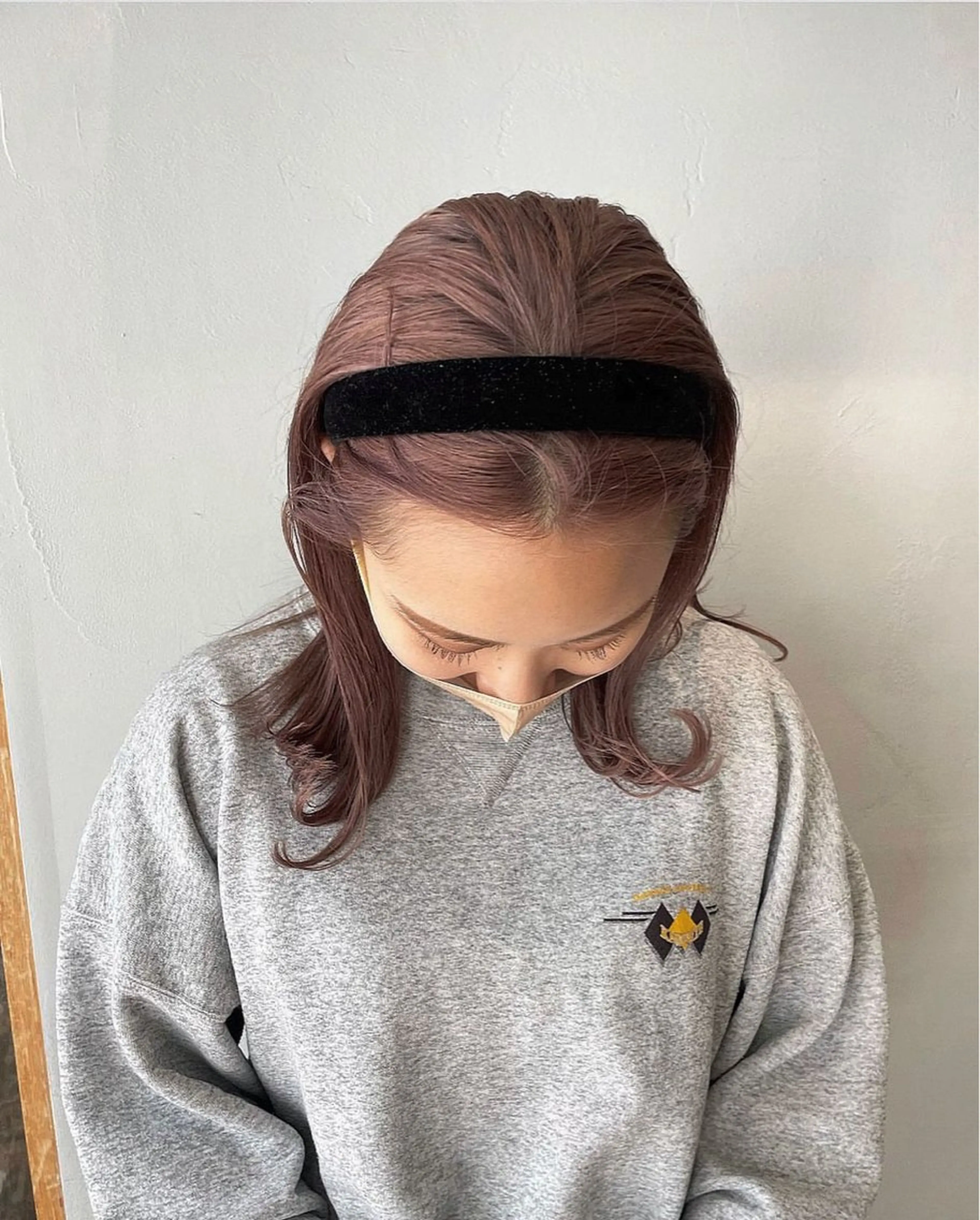 ミディアム カラー カット ヘアカラー トリートメント オリーブ/縮毛♡ Natsuno🩰のヘアスタイル