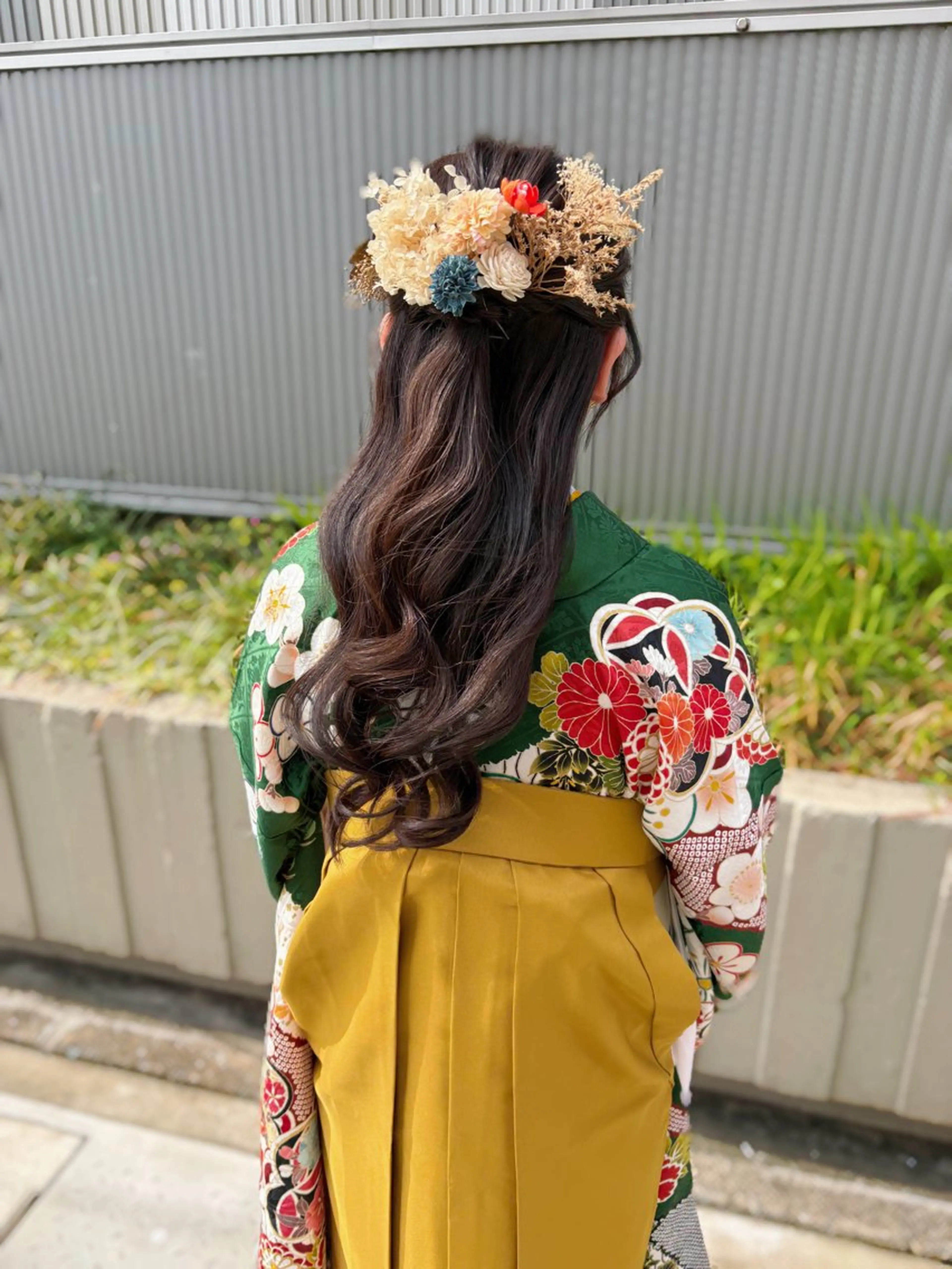 ヘアアレンジ ハーフアップ 卒業式のヘアスタイル Noe' Akariのヘアスタイル