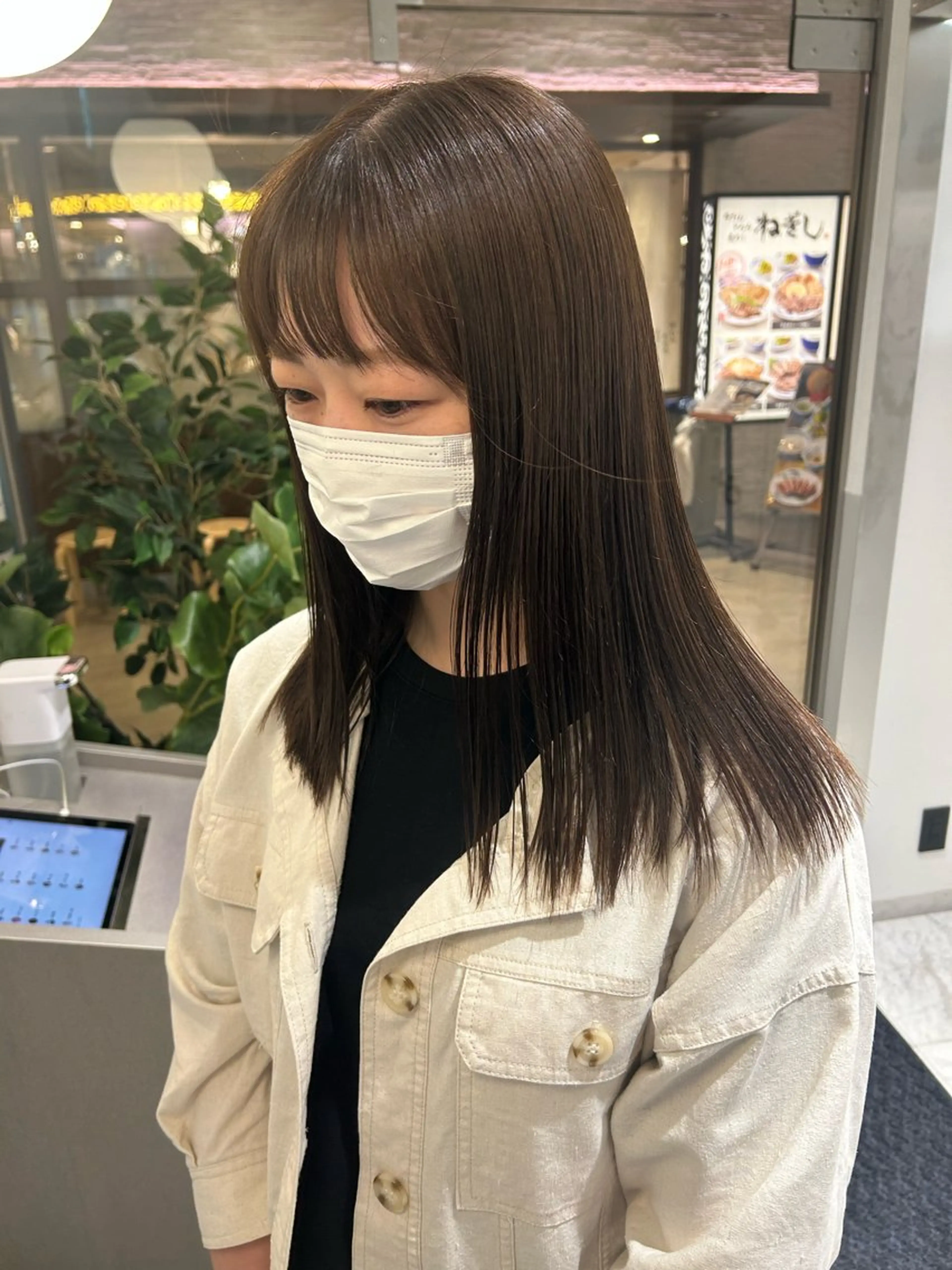 セミロング カット ヘアカラー トリートメント 髪質改善/艶カラー MISATOのヘアスタイル