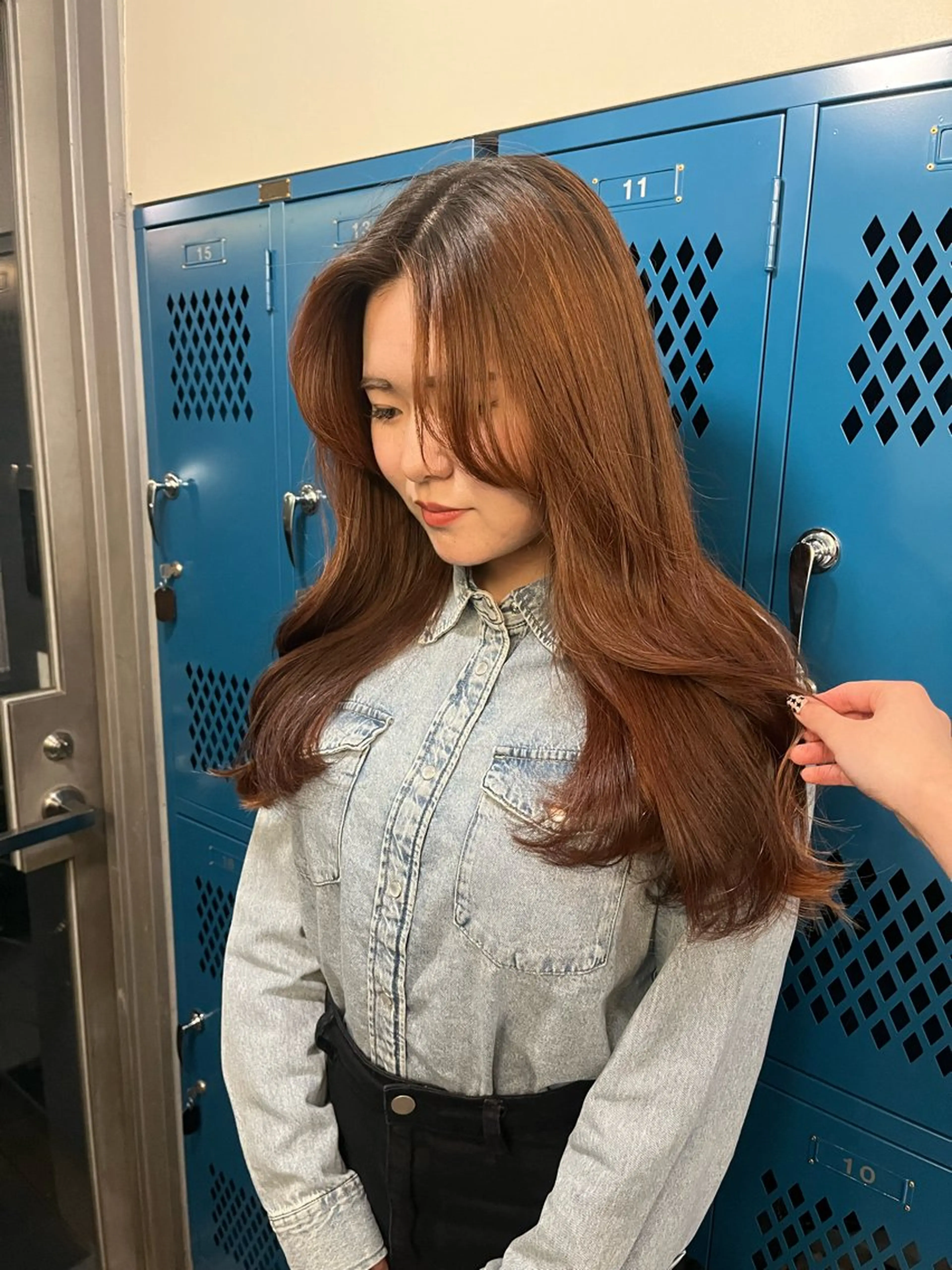 ロング 韓国ボブ/ハッシュ カットKIRAのヘアスタイル