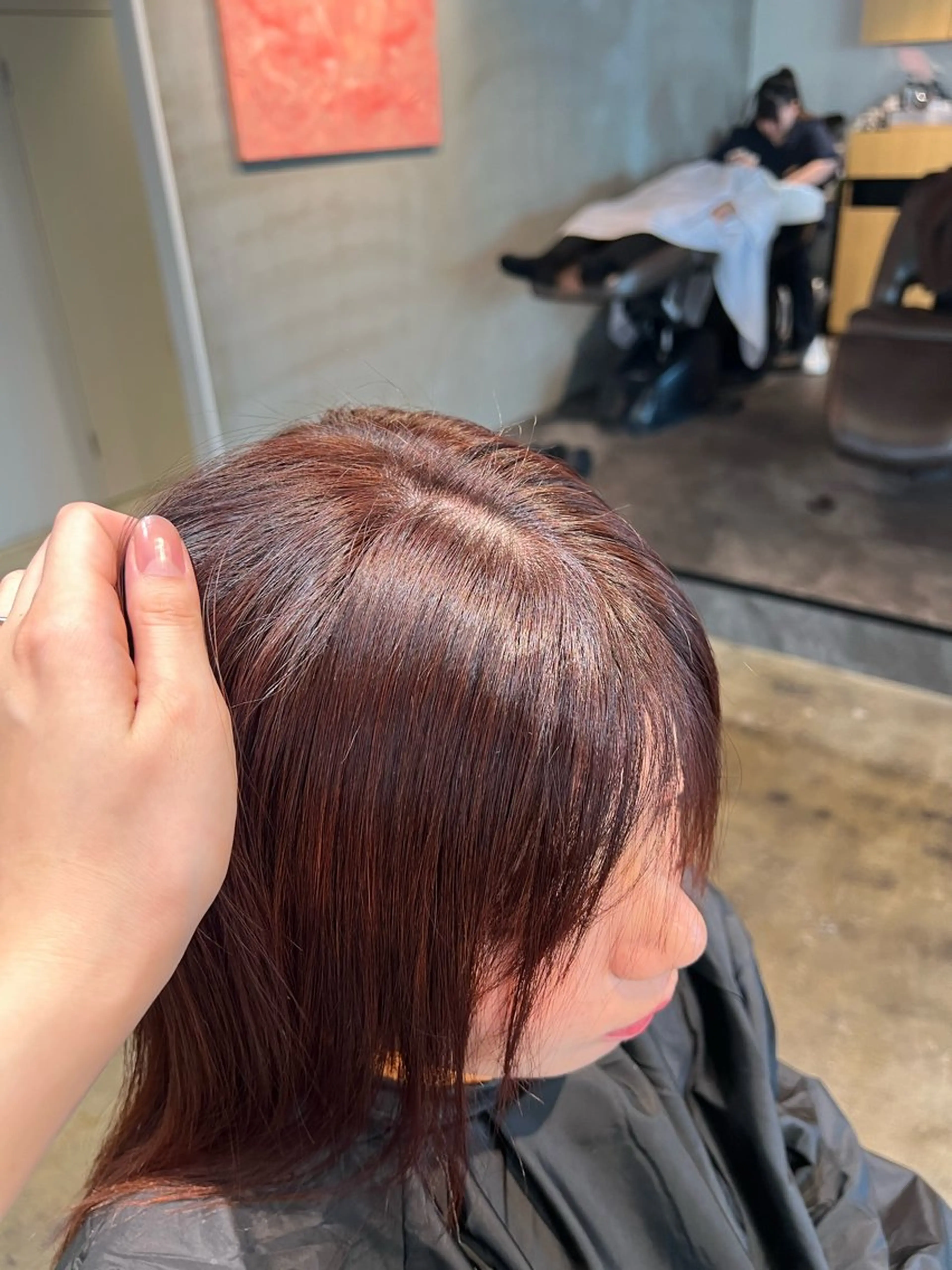 カラー くまざき　なな /メンズモデル募集のヘアスタイル