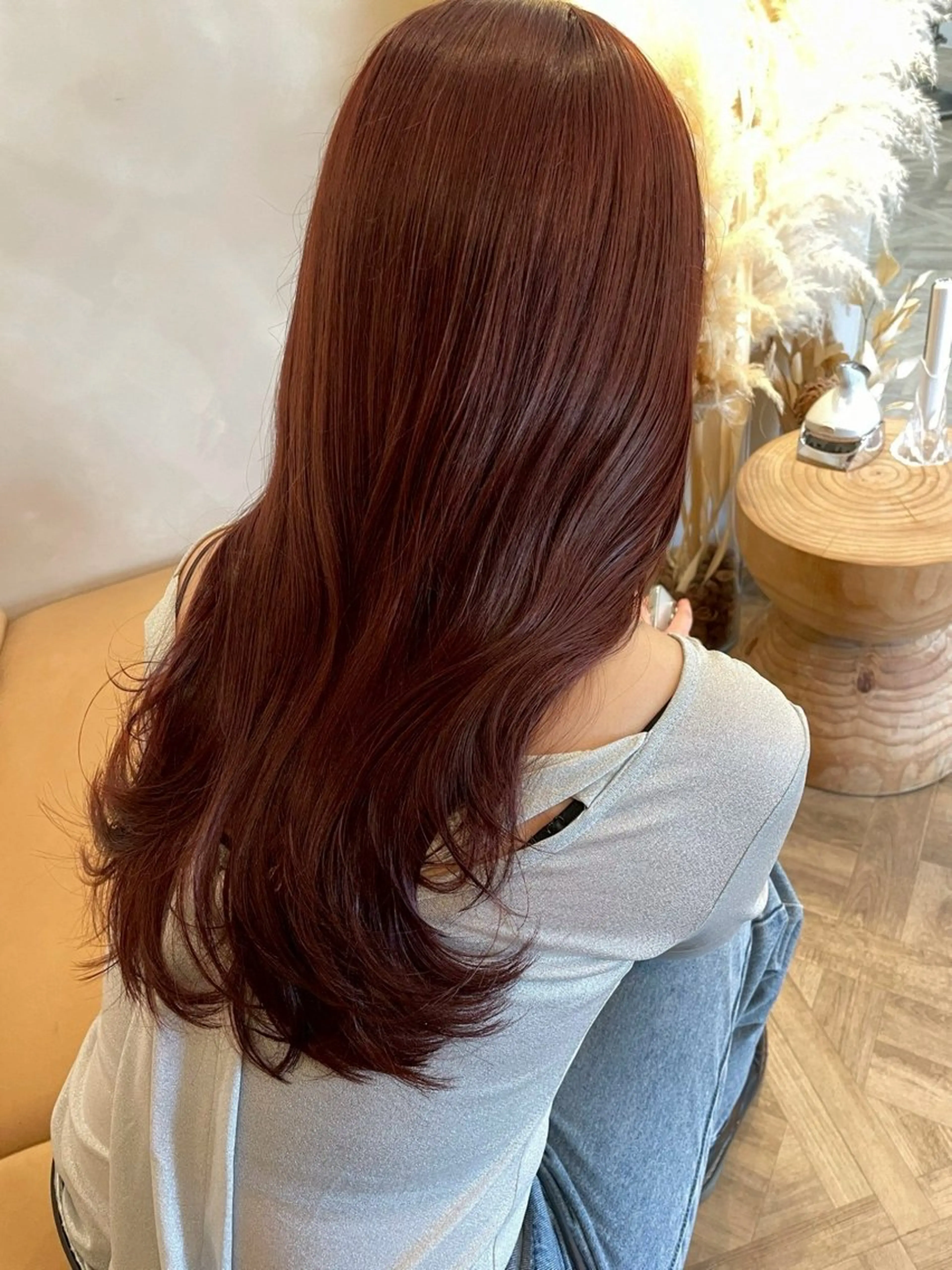 【✨️平日価格限定✨️】カット+艶カラー+オージュアトリートメント🌱‬‪の写真