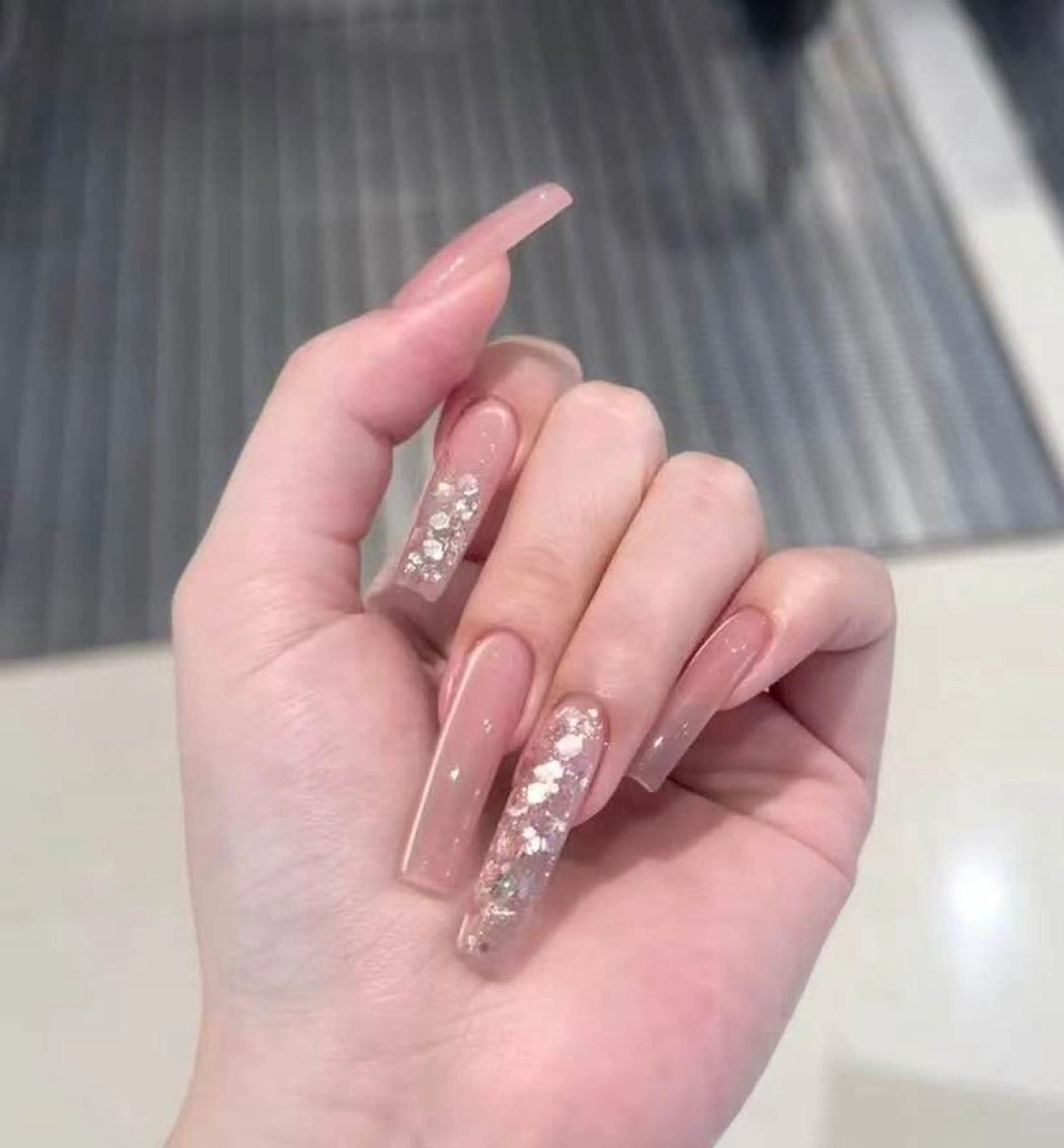 ネイル オーロラネイル フラワーネイル フットネイル フレンチネイル ジェルネイル ハンドネイル BabyYouMi nailのネイルデザイン