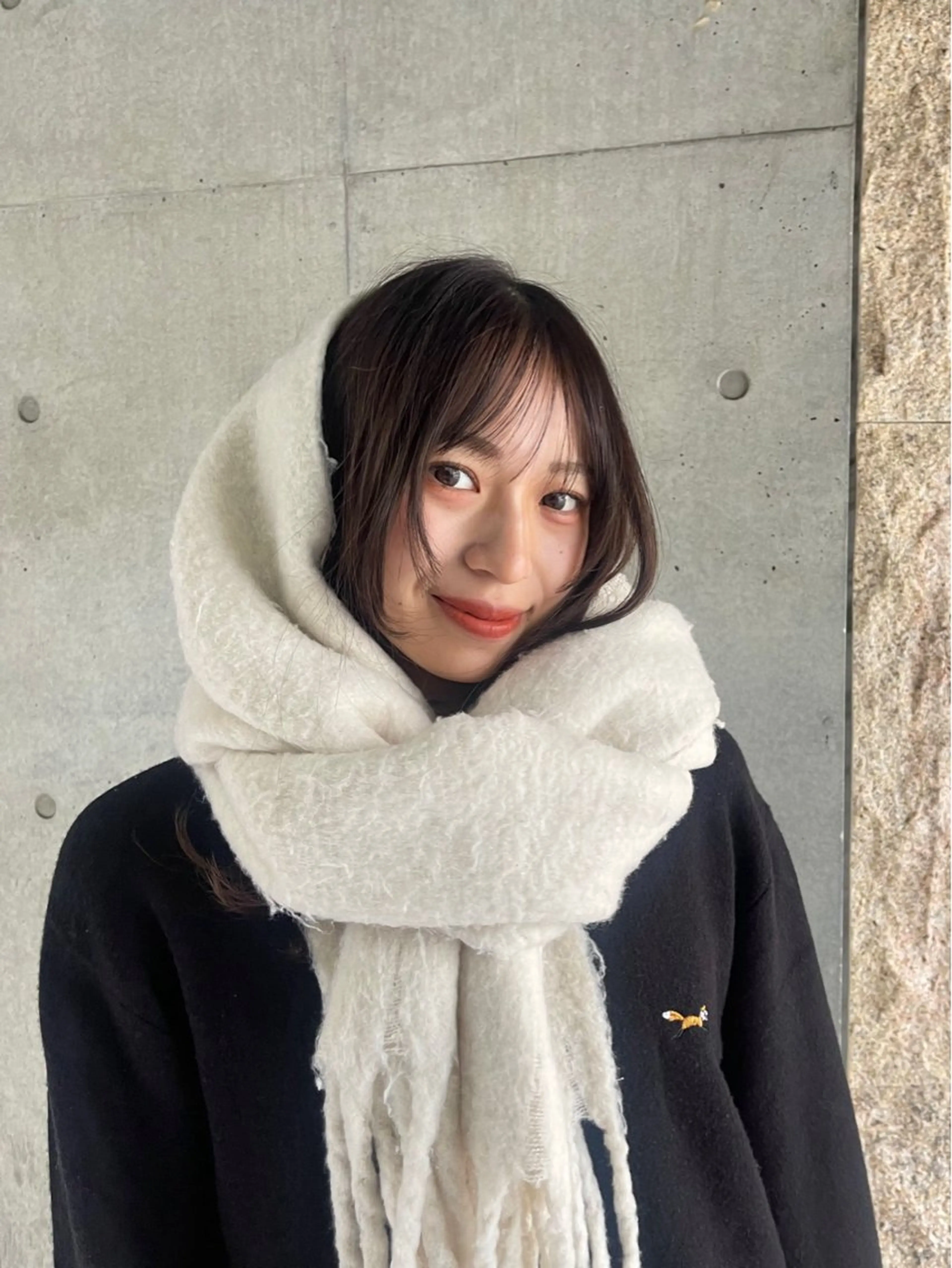 ロング カラー 愛莉/ラベンダー/ ベージュ/ブラウンのヘアスタイル