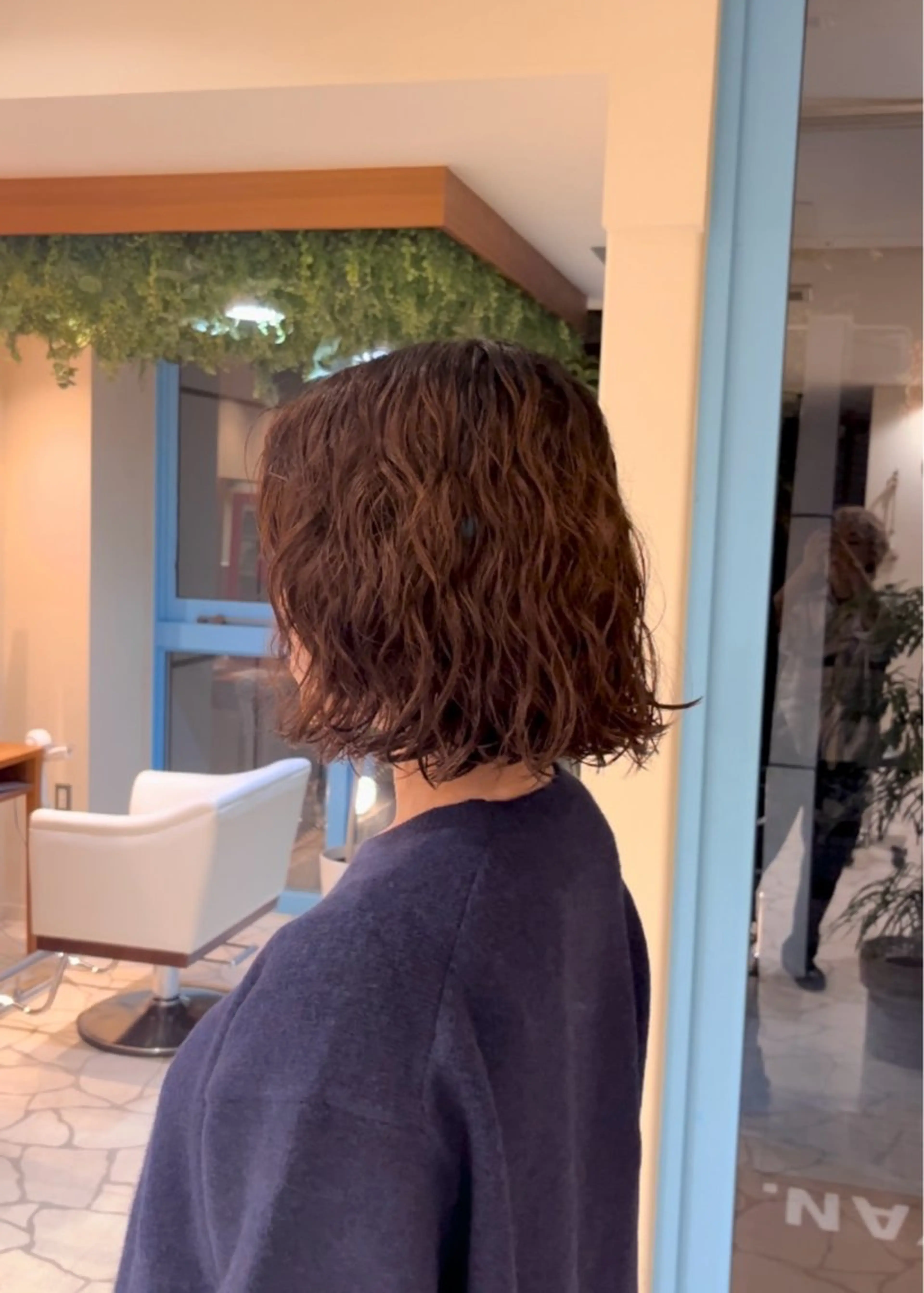 ショート パーマ ボブ 山口 陸のヘアスタイル