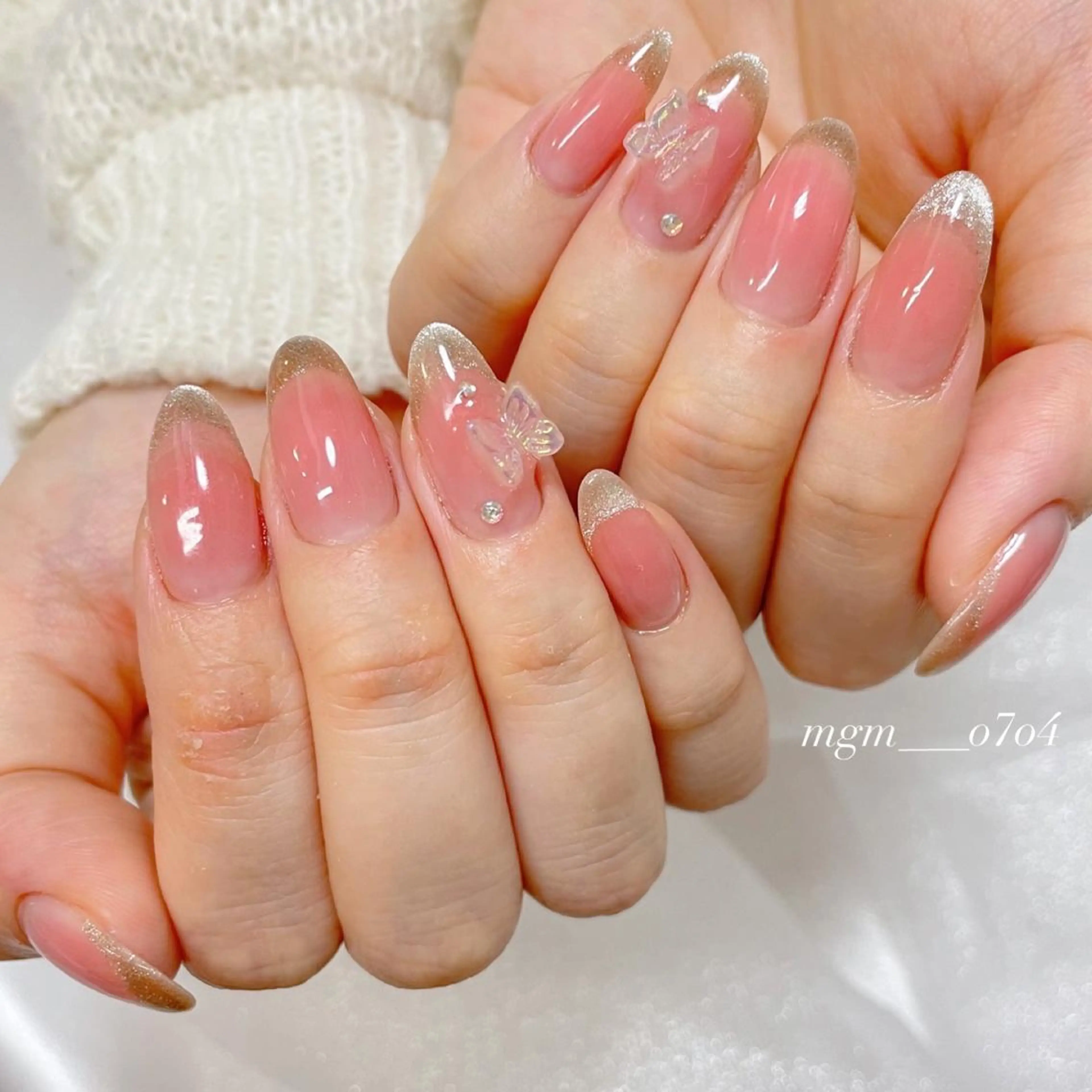 ネイル ハンドネイル ハンドケア MoON...❤︎ MeGuのネイルデザイン