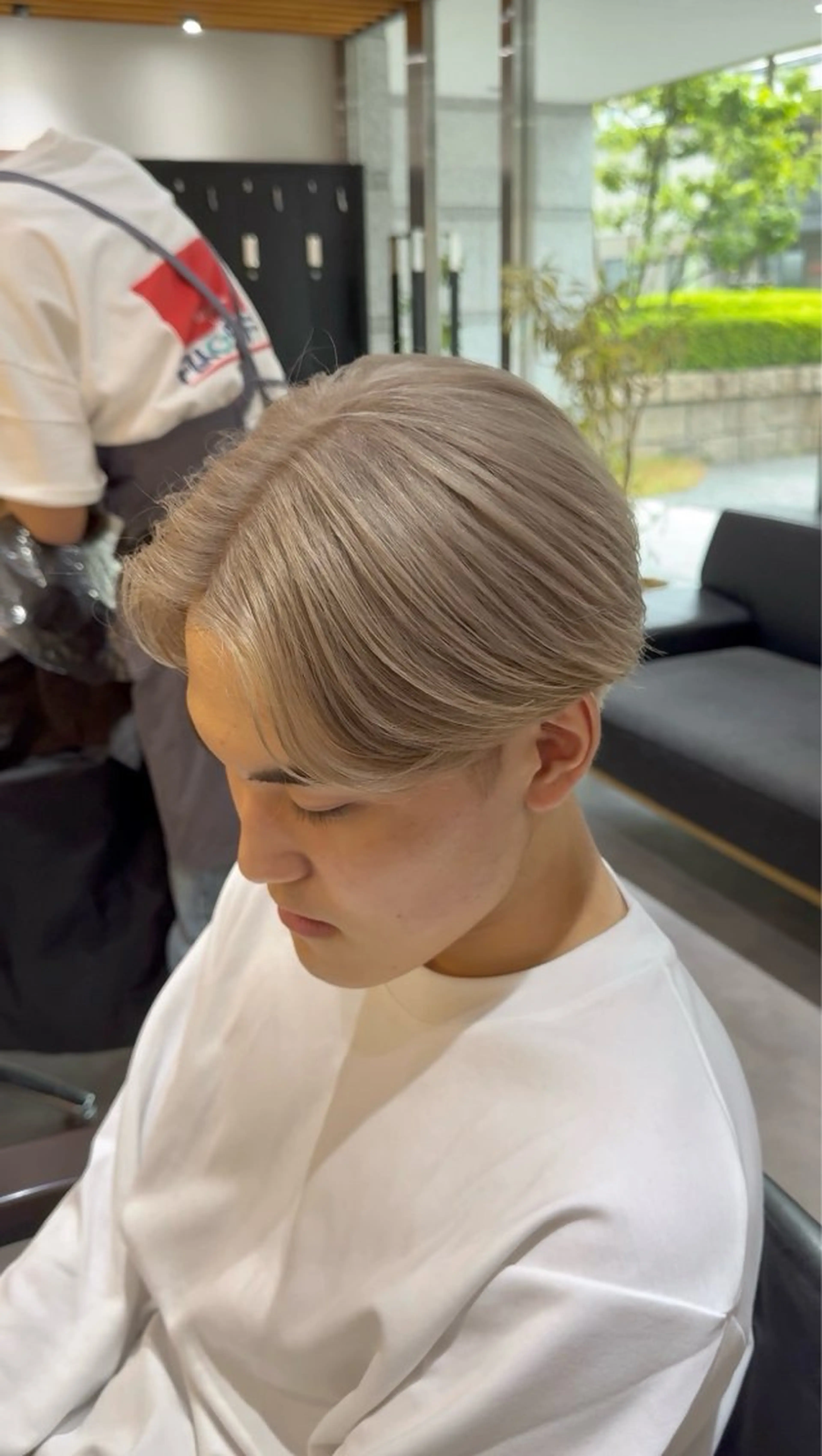 カラー メンズ カット ヘアカラー トリートメント レイヤーカット/ ブリーチカラー/雅人のヘアスタイル