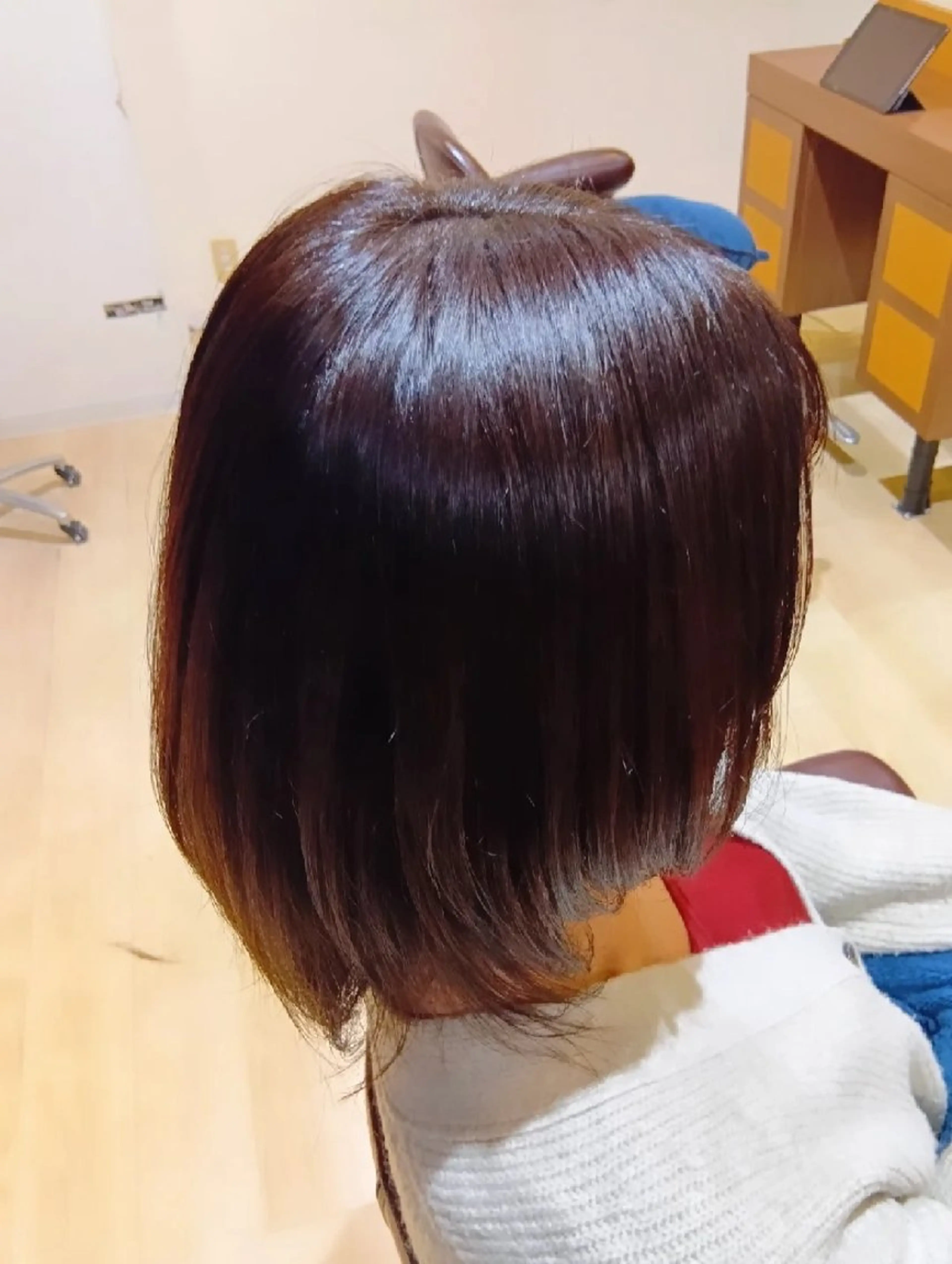 カラー ミディアム レッドカラー ヘアカラー トリートメント 小林暢🌟Orque 髪質改善サロン🌙のヘアスタイル