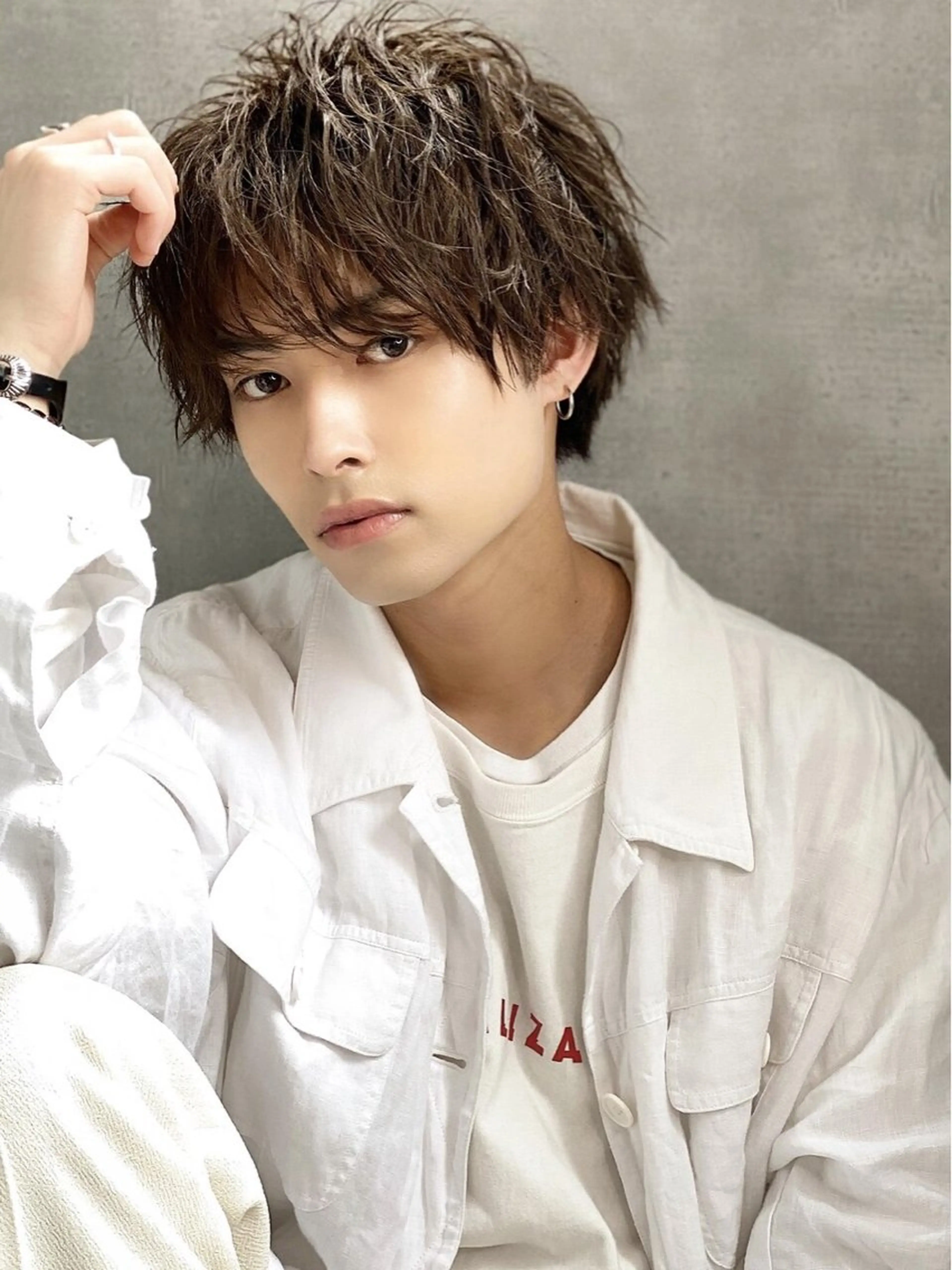 ショート カラー パーマ メンズ 熊本市東区 /Ririkaのヘアスタイル