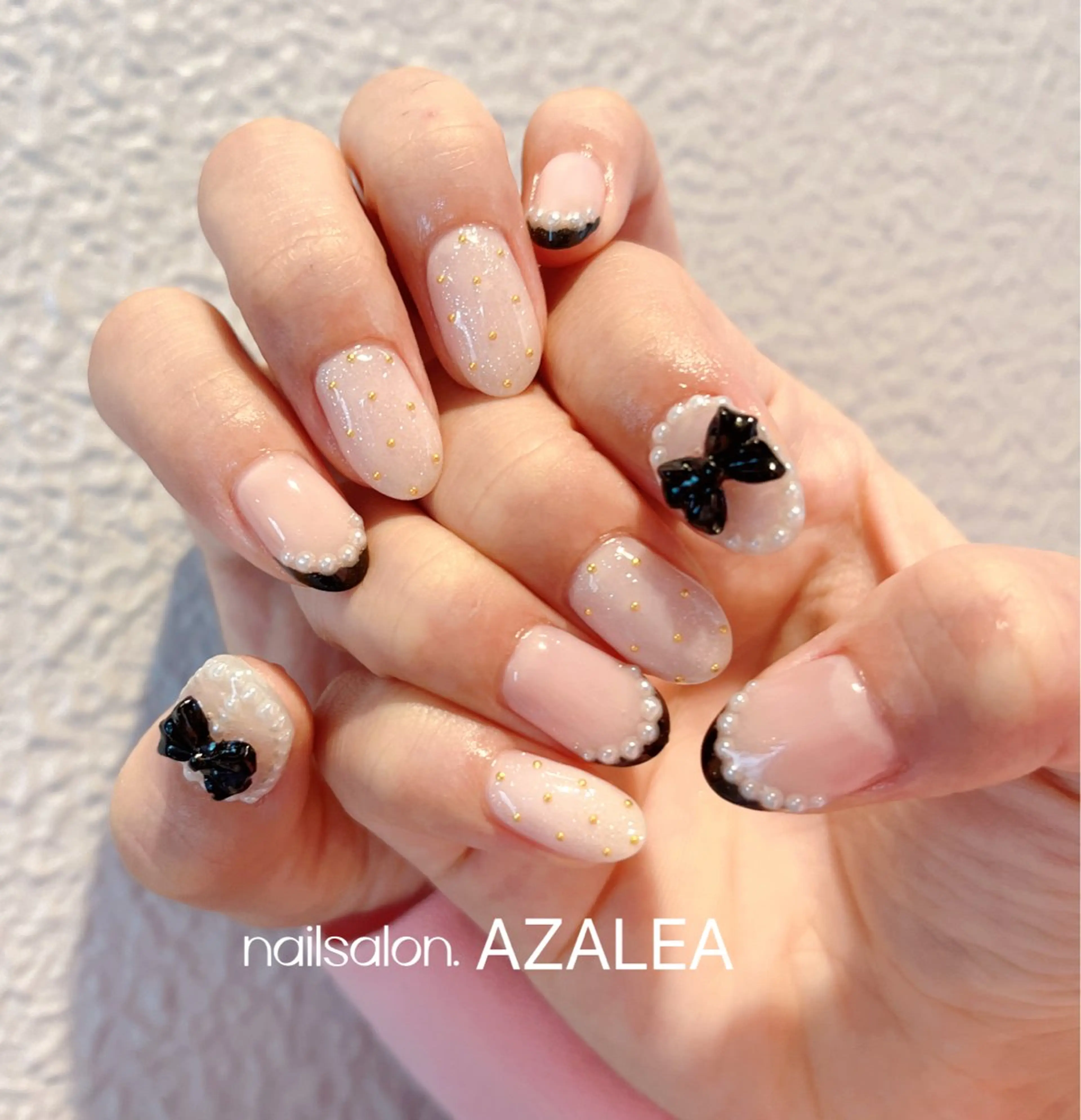 ネイル リボン R inのネイルデザイン