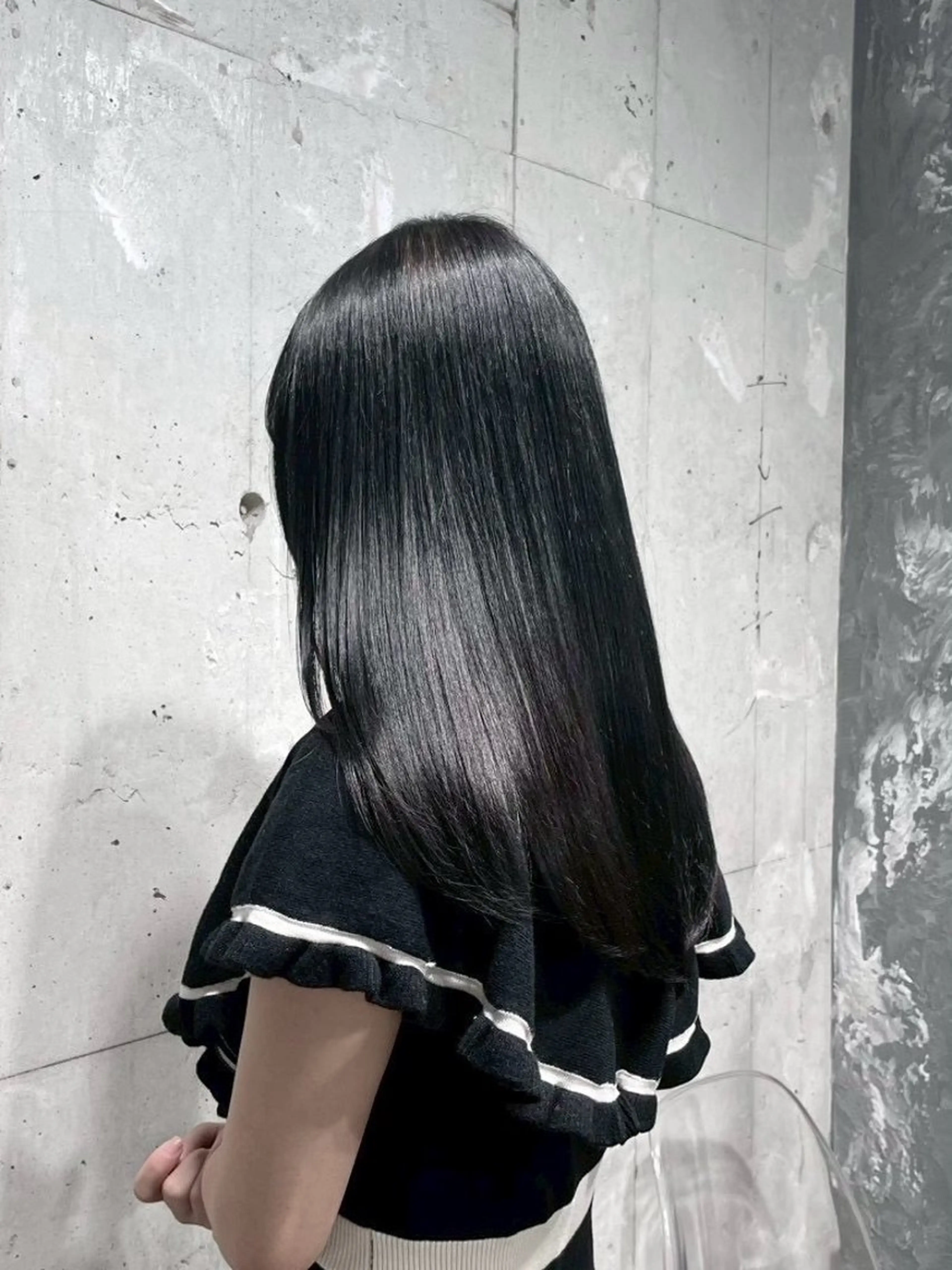 セミロング カラー 板橋 煌也のヘアスタイル