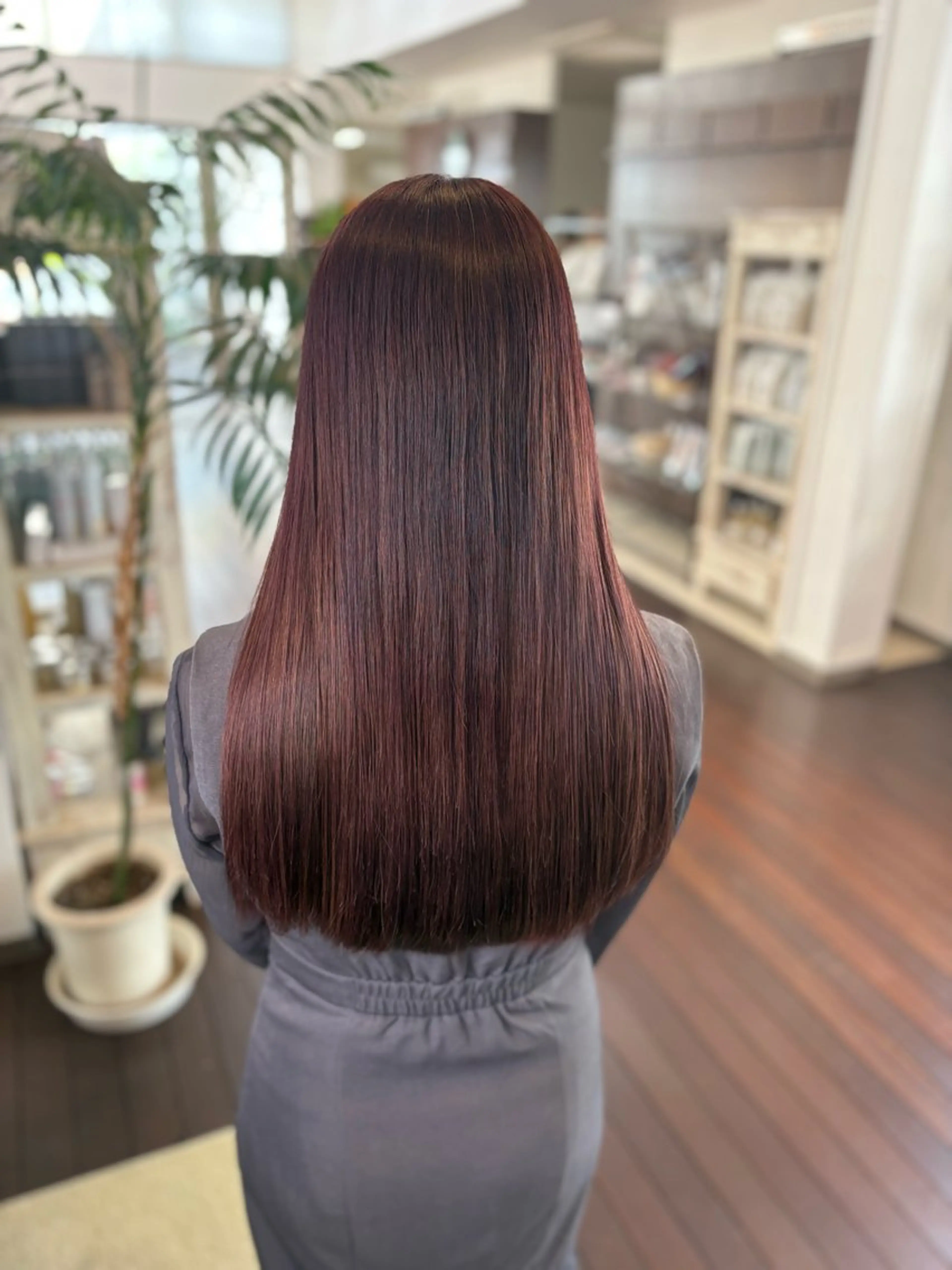 ロング 髪質改善 トリートメント ヘアカラー 出水 裕大のヘアスタイル