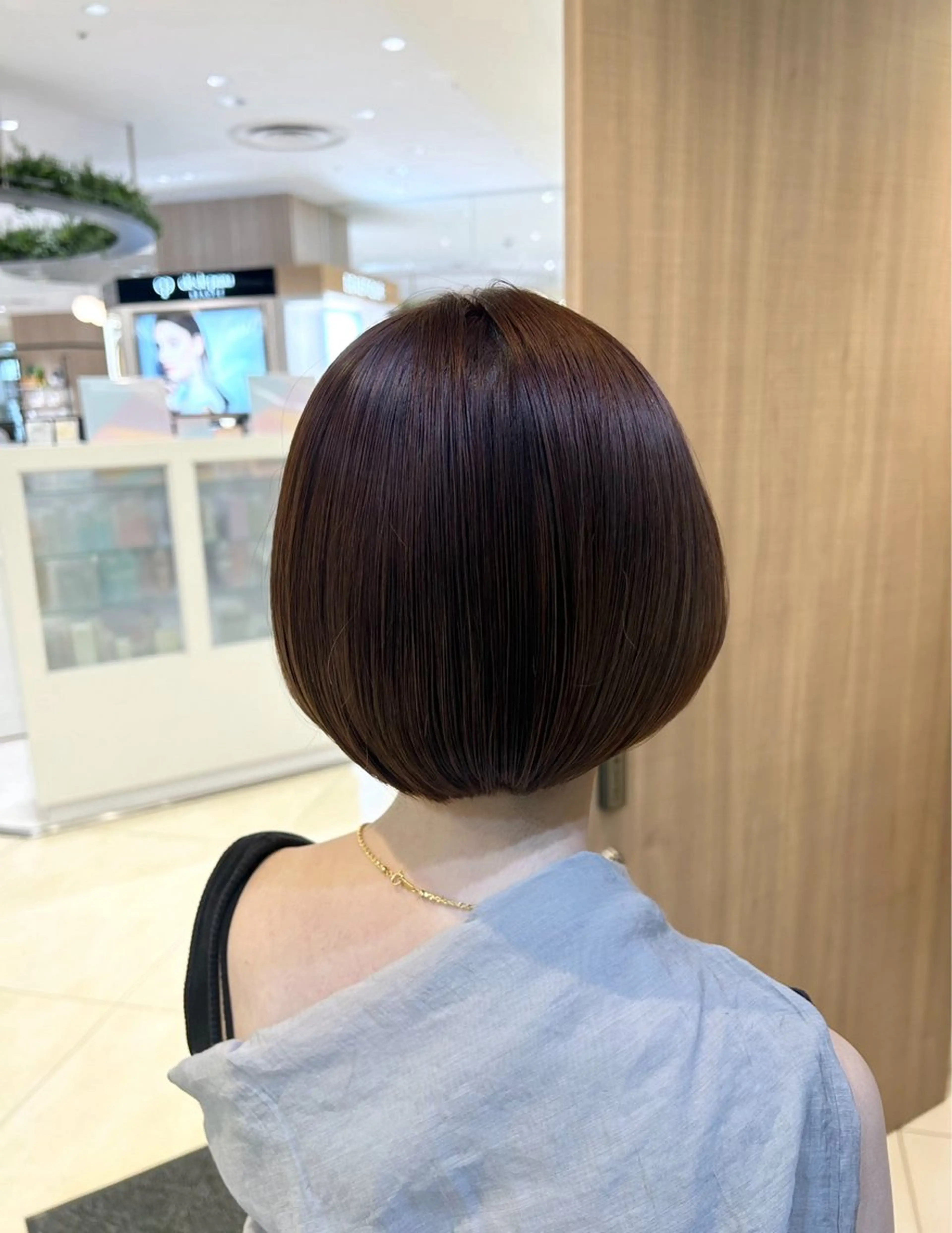 ショート カラー 縮毛矯正/髪質改善/ 艶髪ササキナツミのヘアスタイル