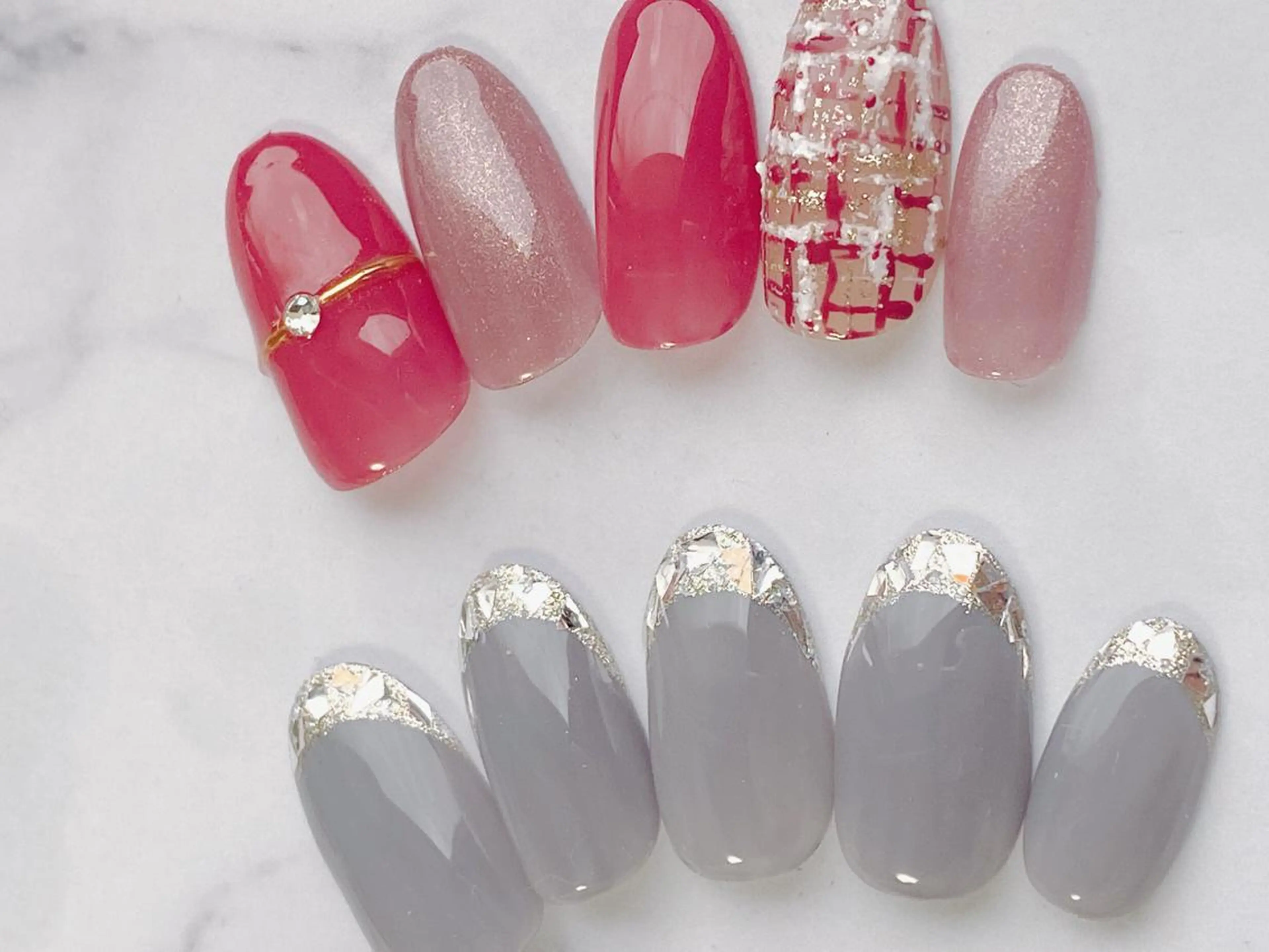 ネイル アートネイル 大人キレイ 𝑁𝑖𝑥𝑖𝑠のネイルデザイン