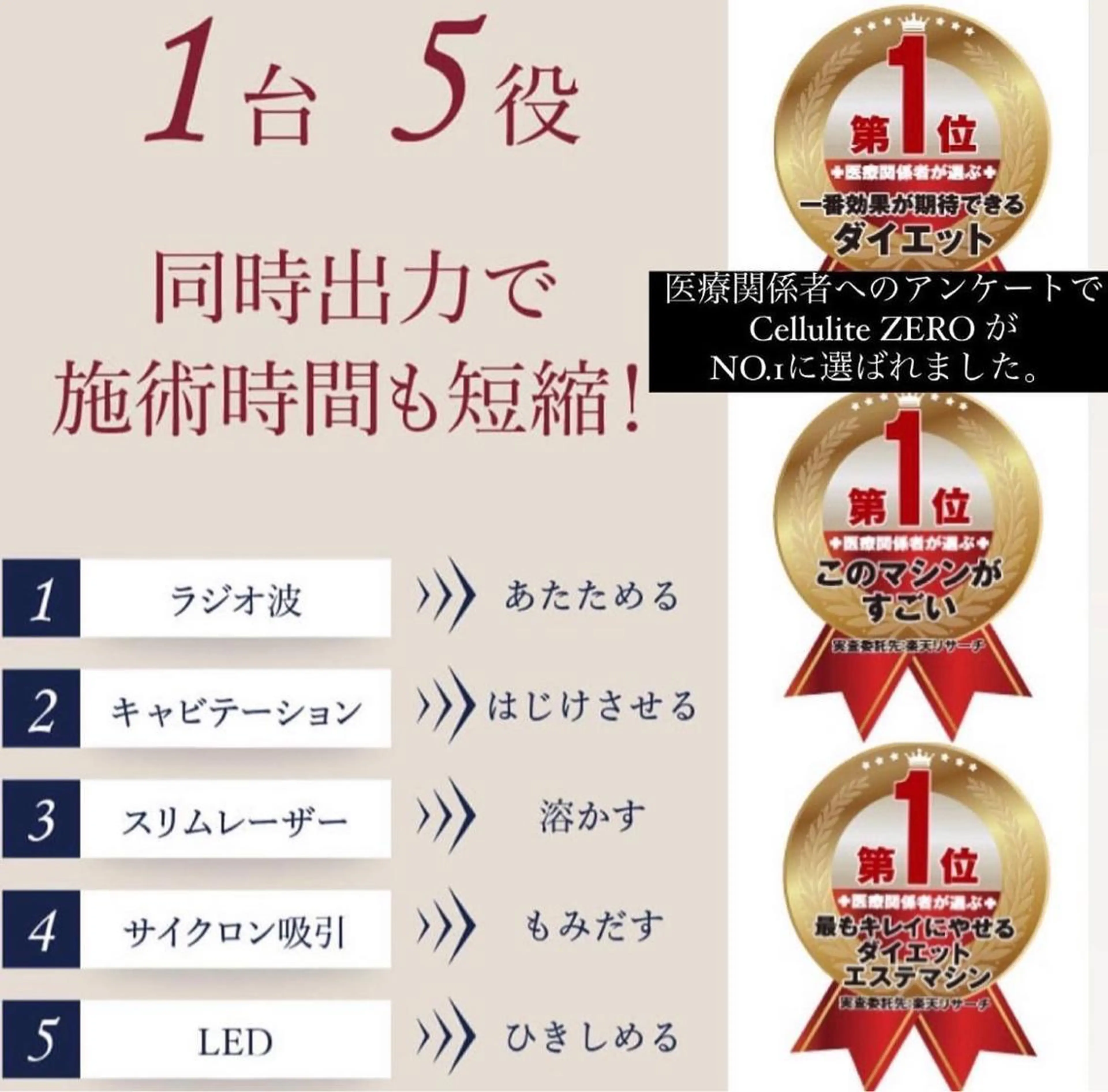 【医療提携エステ】 痩身専門Soinのエステ・リラクイメージ