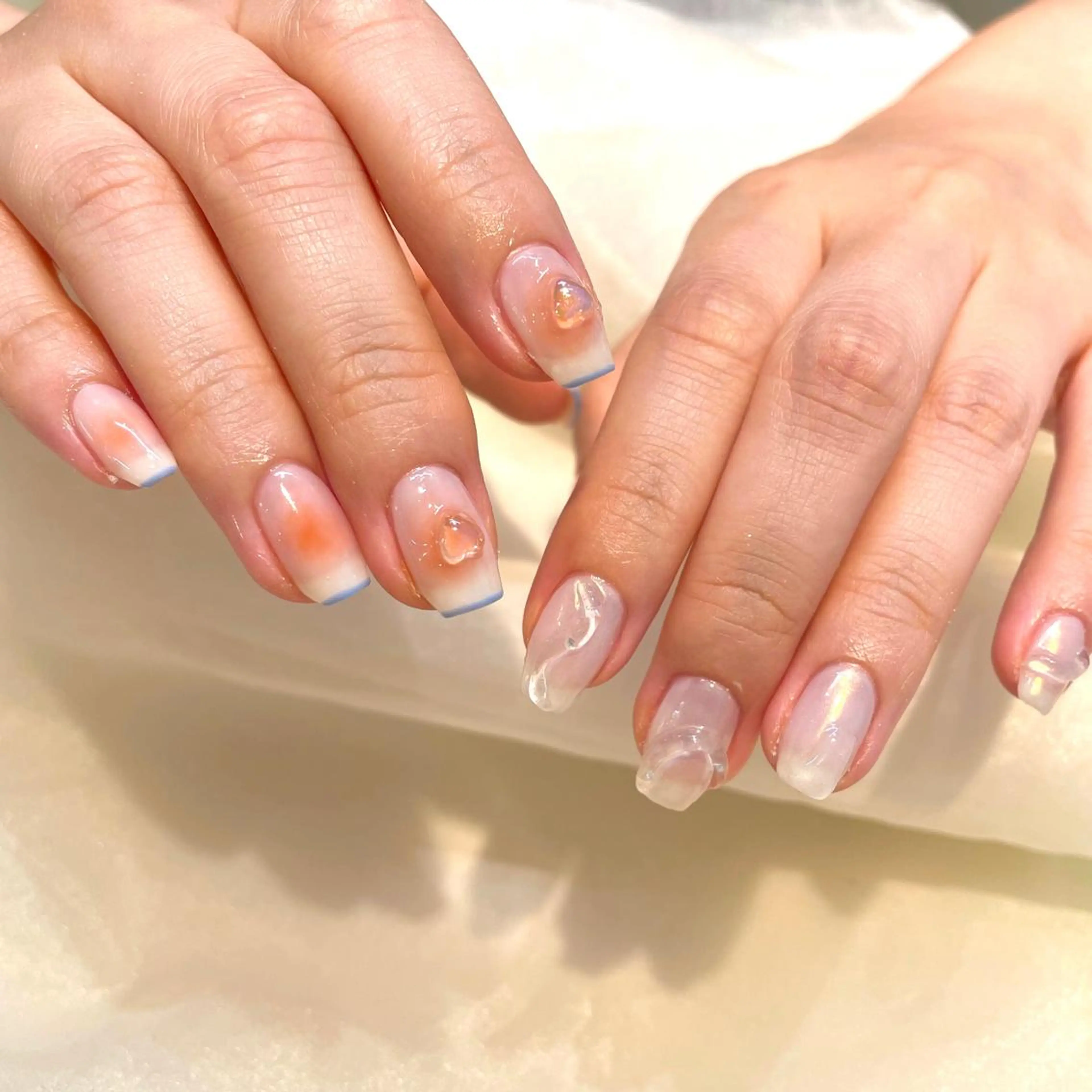 ネイル ハンドネイル 新井 ひなののネイルデザイン