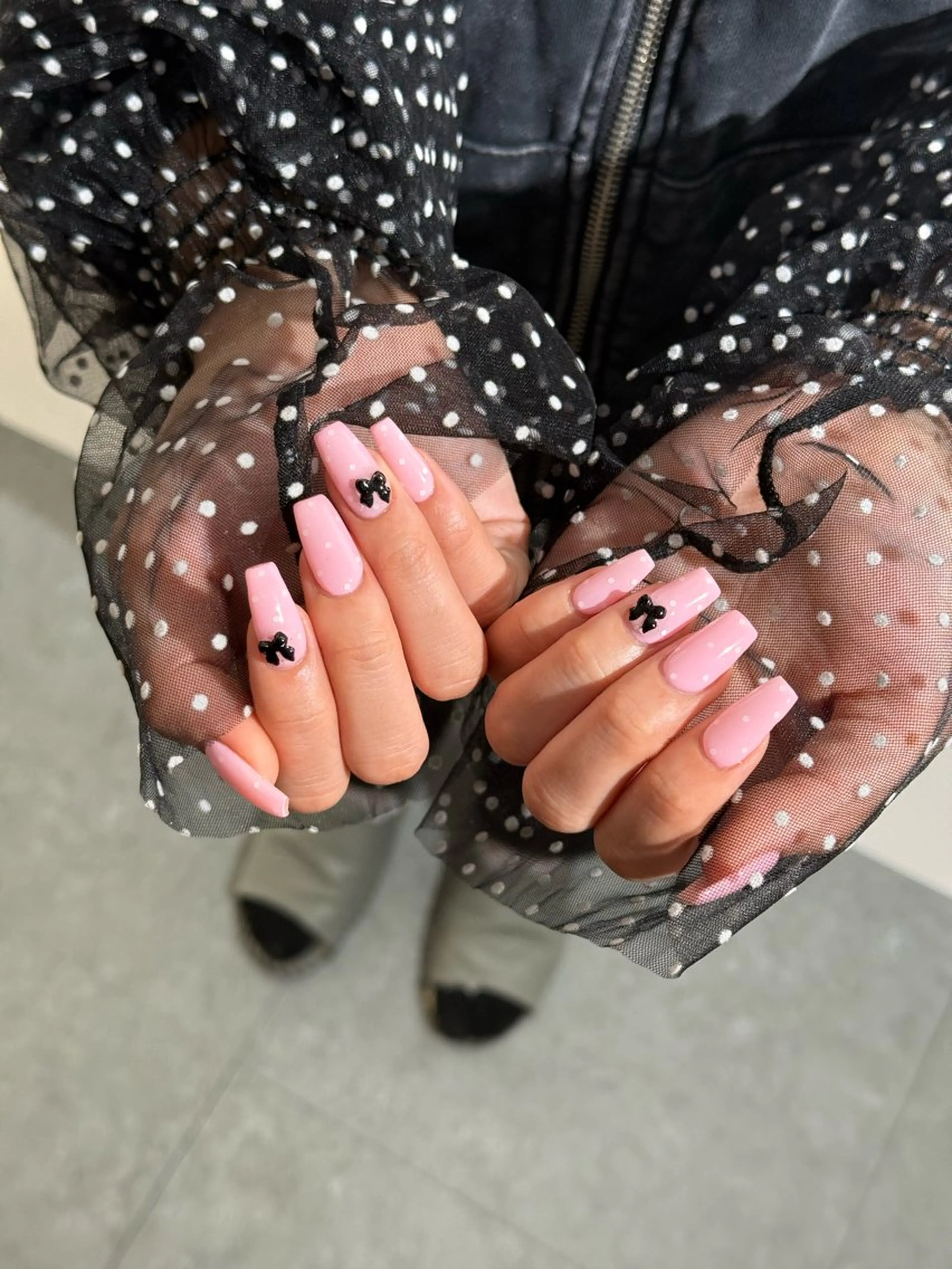 ネイル ドット ワンカラーネイル ハンドネイル ORGAN makiのネイルデザイン