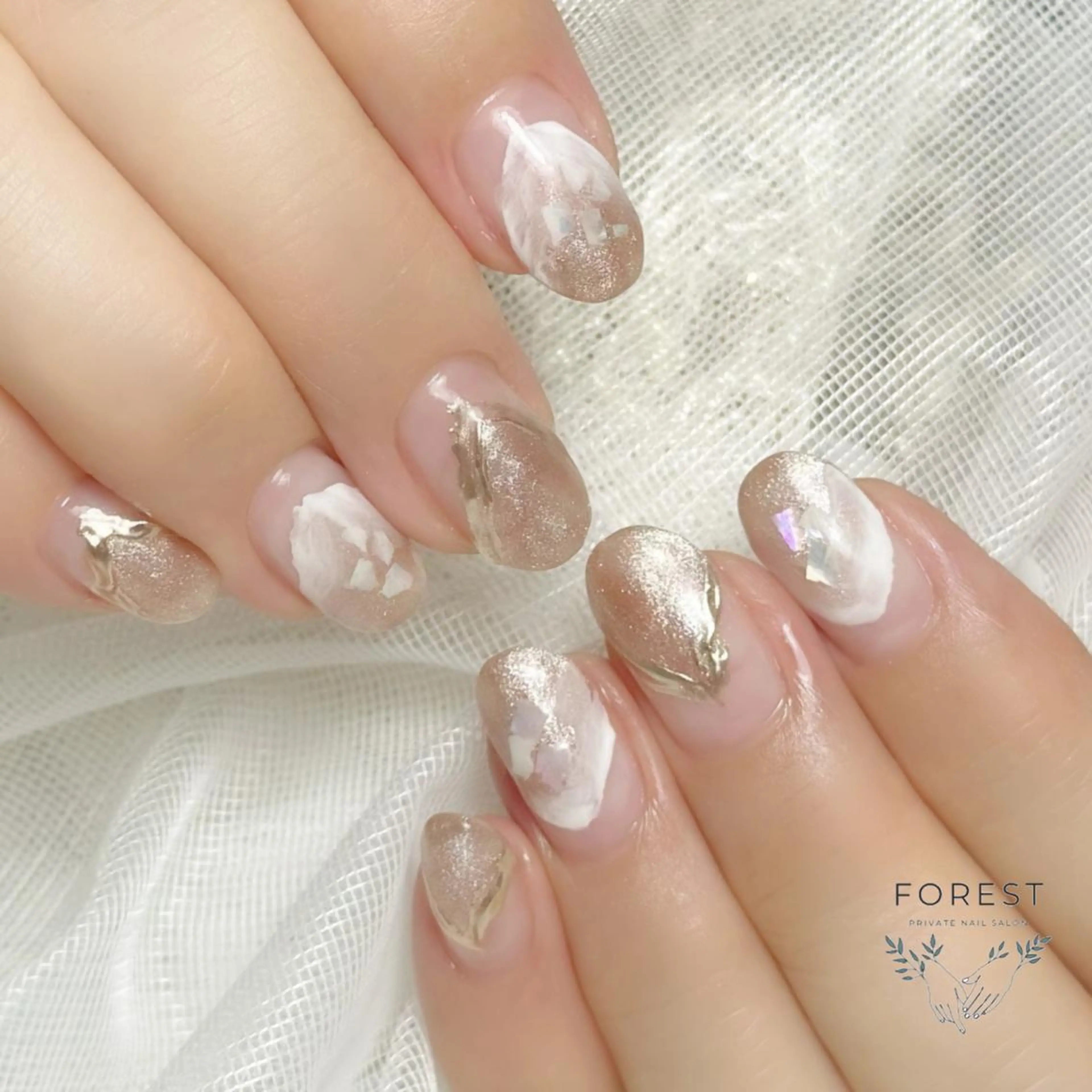 ネイル 白岡市篠津自宅 サロンForestのネイルデザイン