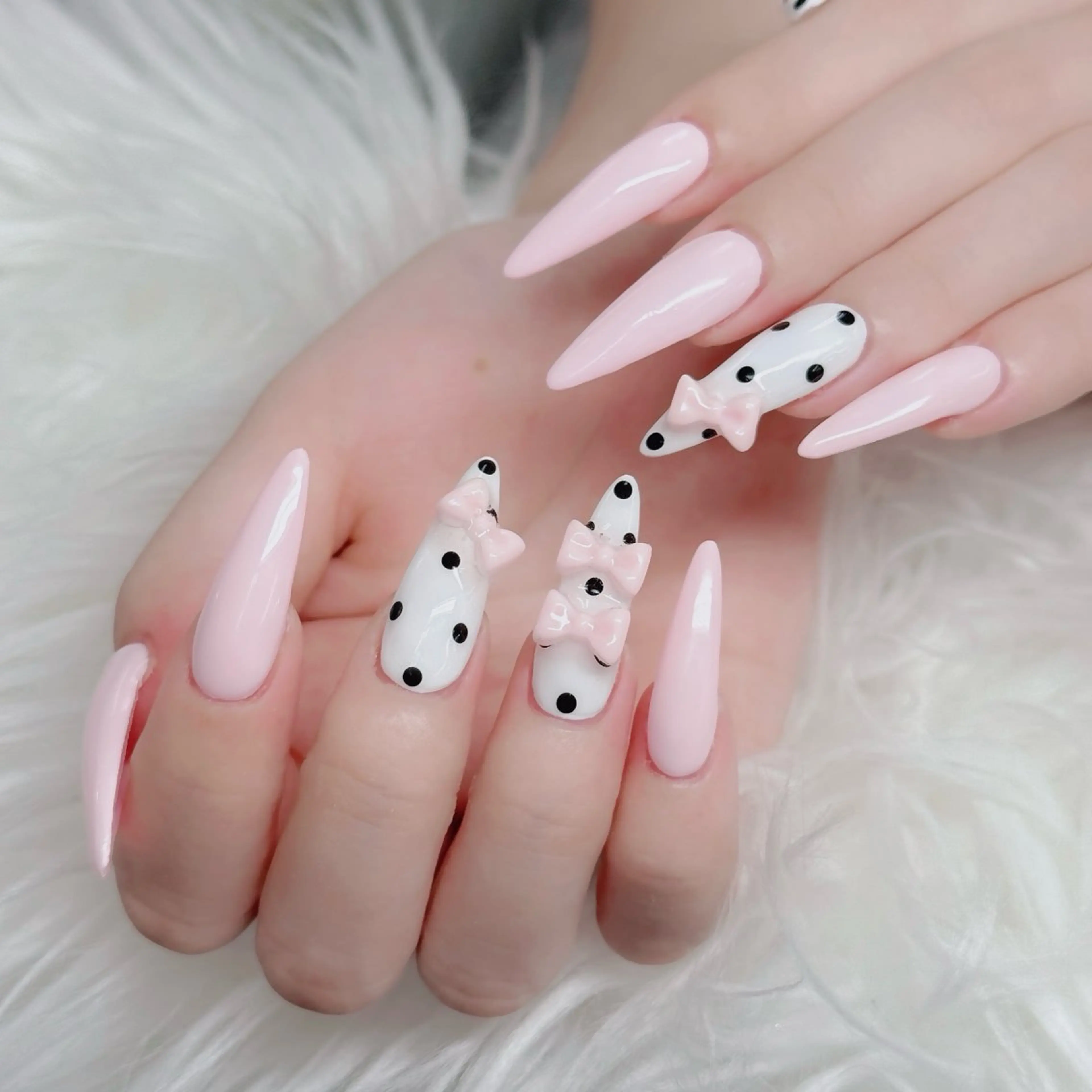 ネイル フットネイル フレンチネイル グラデーション 韓国ネイル ロングネイル ハンドネイル Hani Nail Salonのネイルデザイン
