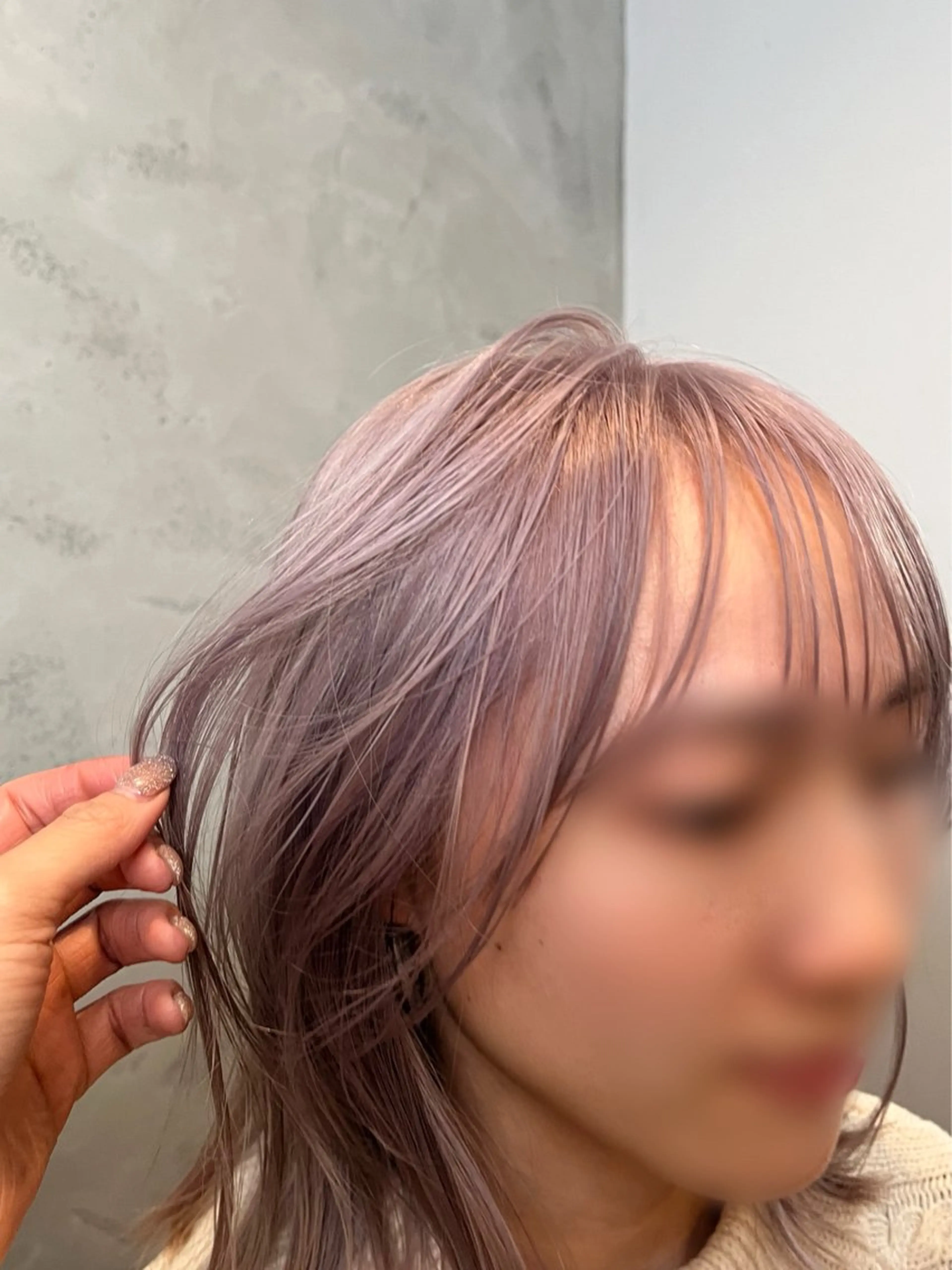 ミディアム カラー パープルカラー NORA Harumi🌞のヘアスタイル