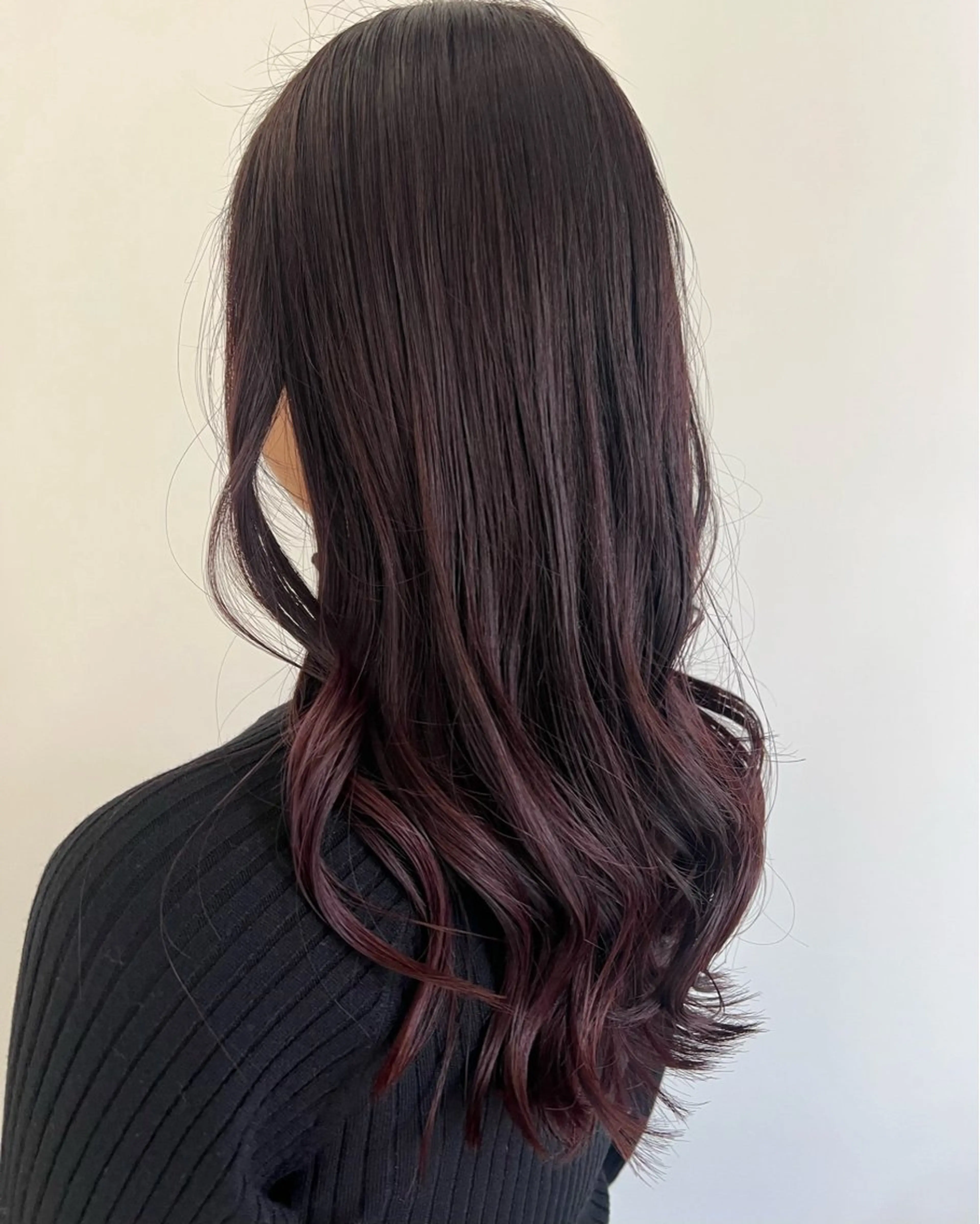 セミロング カラー レッドカラー 梅田/ 髪質改善/ 似合わせ/RINKAのヘアスタイル