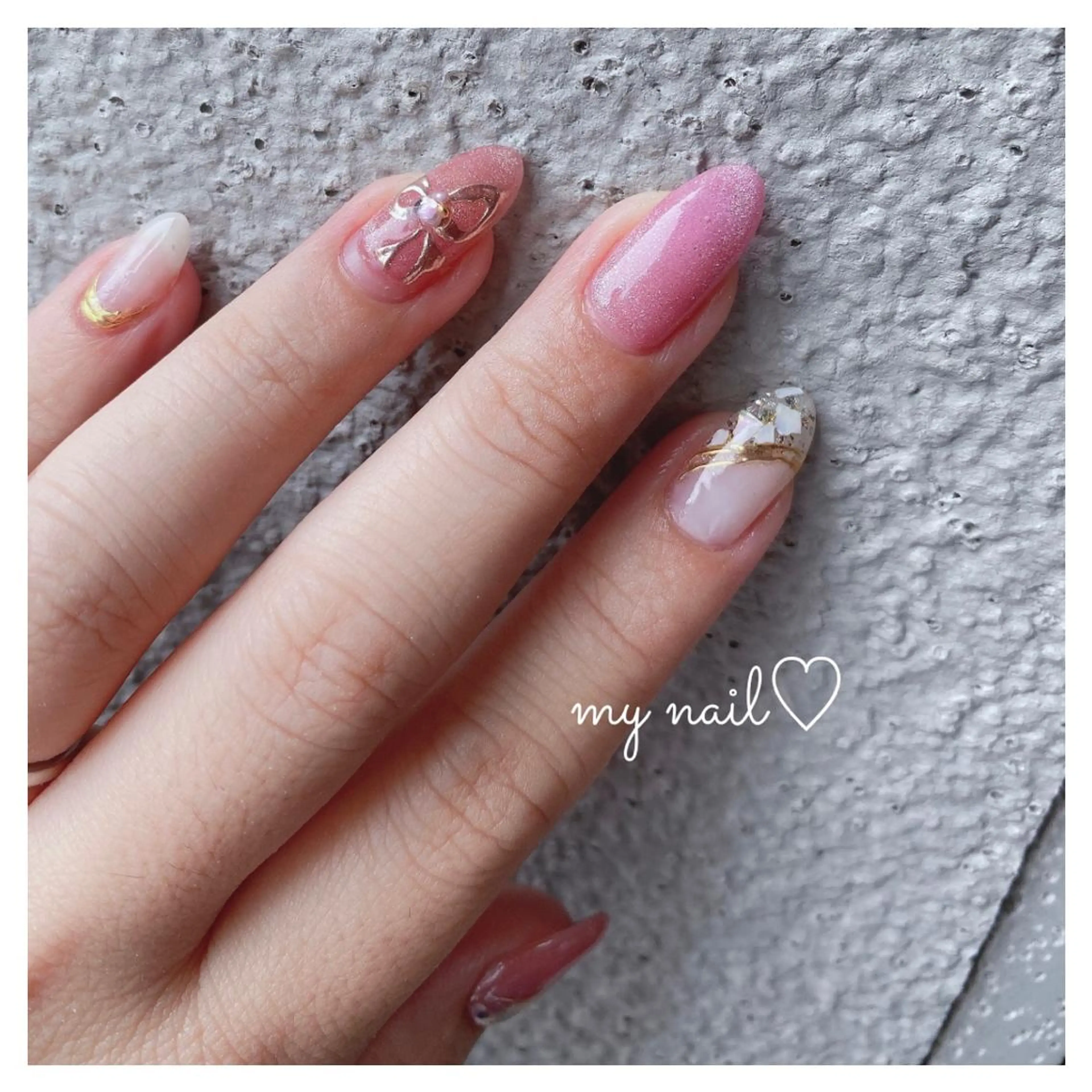ネイル ハンドネイル nailsalon ∞ ﾐｶﾅﾙ ∞のネイルデザイン