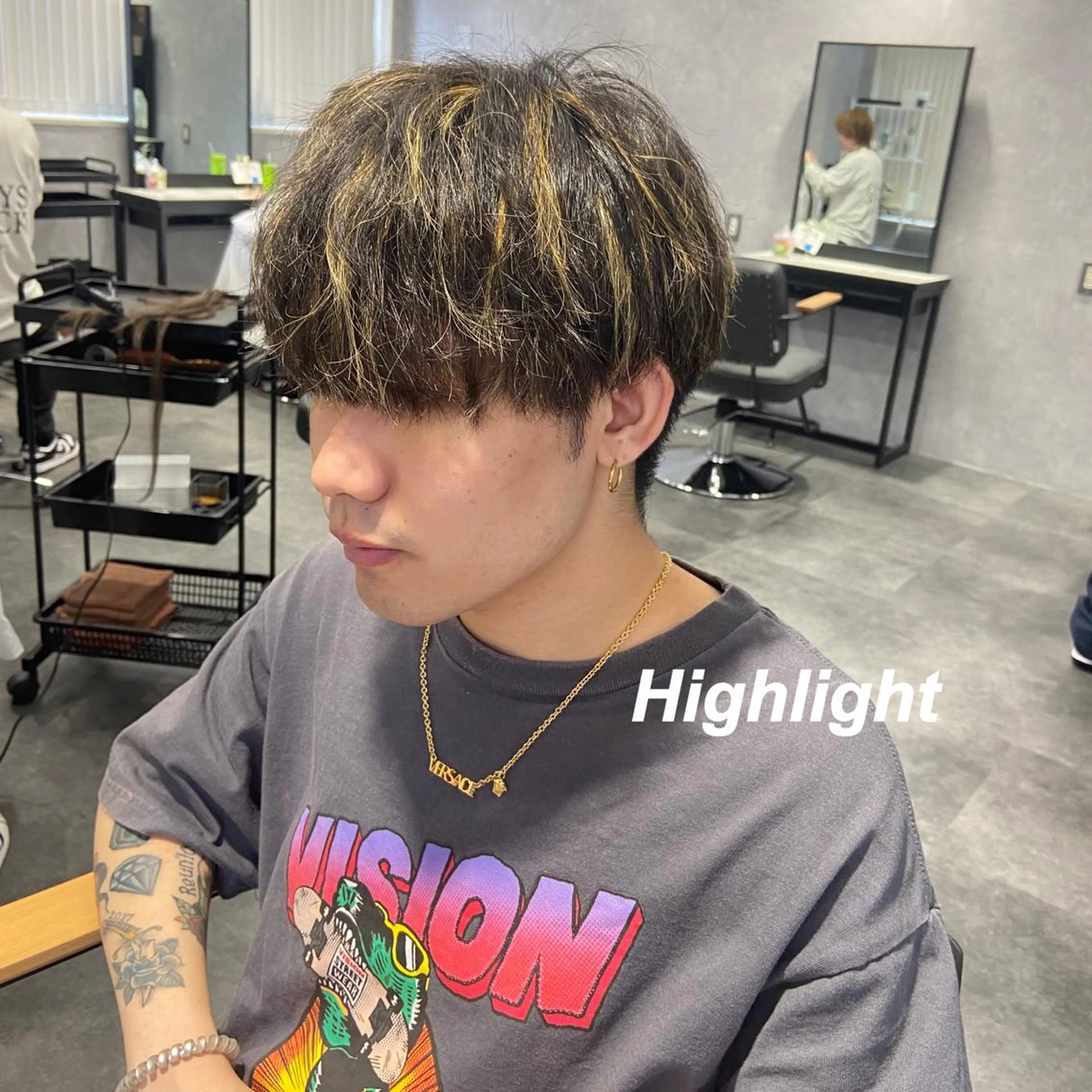 カラー メンズ プルエクステ/インナ ーカラー🦊はるなのヘアスタイル