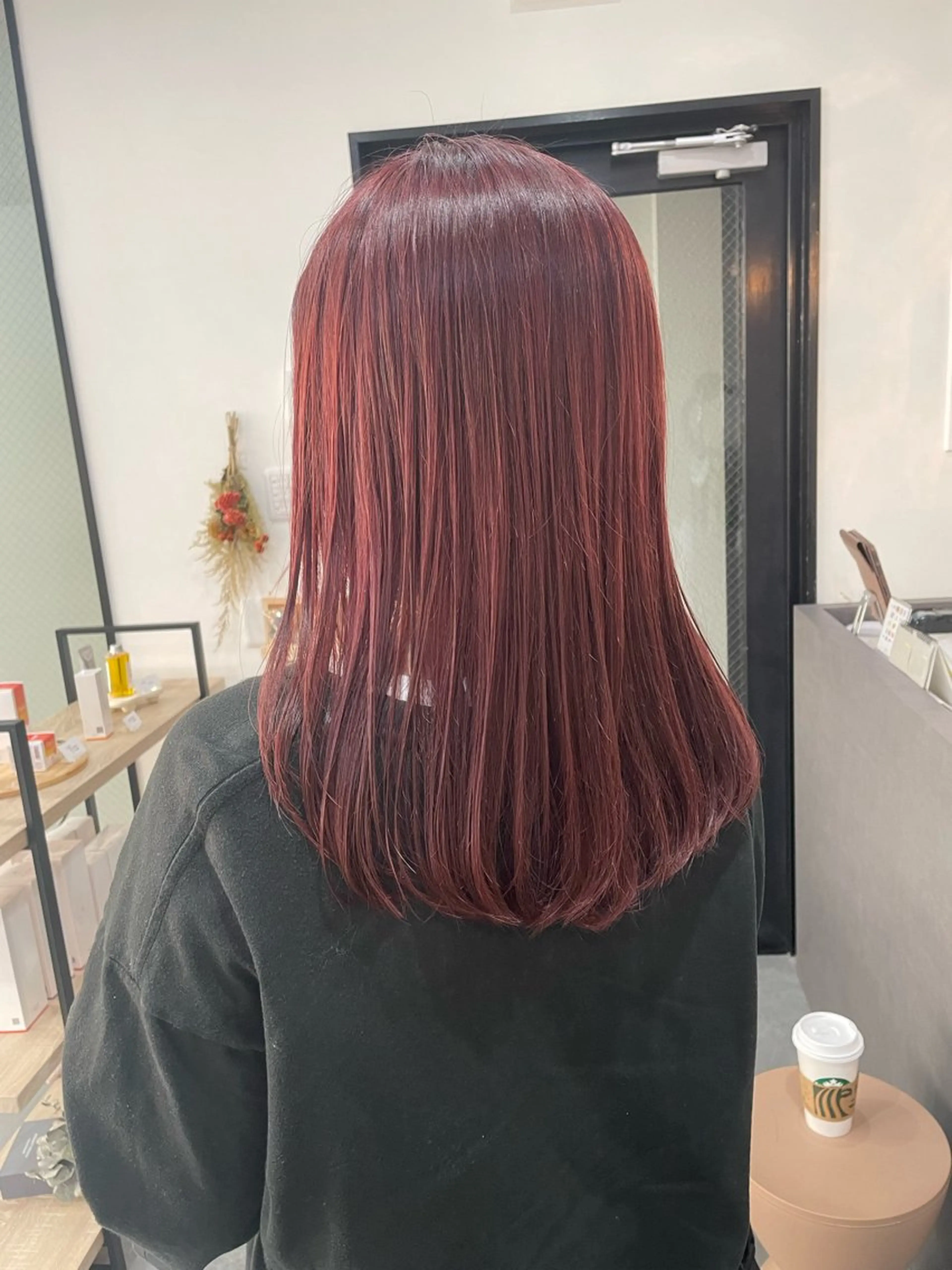 ミディアム ヘアカラー トリートメント uru" すずきさゆりのヘアスタイル