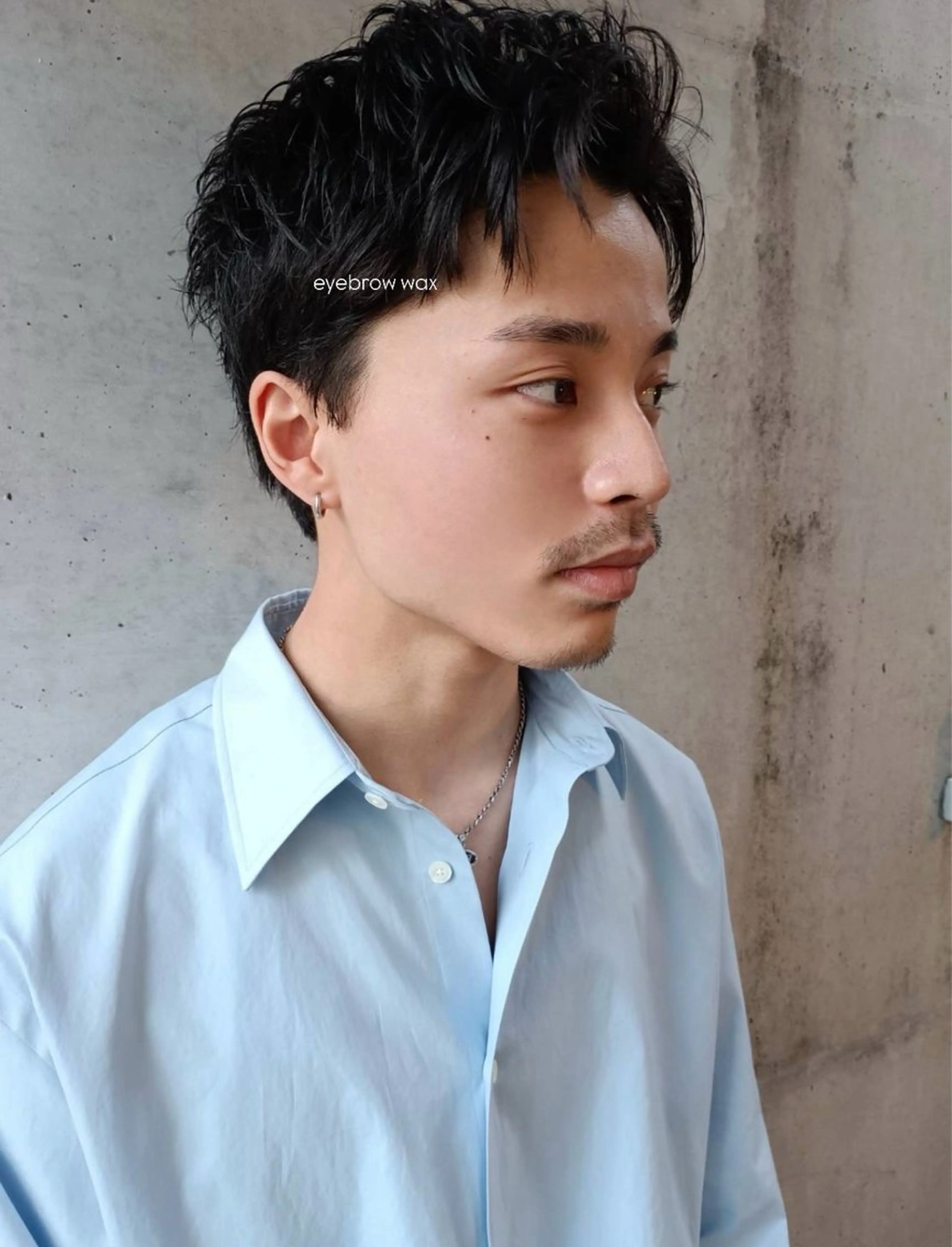 メンズ アイブロウ メンズアイブロウ 眉毛ワックス脱毛 石川 陽菜のマツエク・マツパデザイン