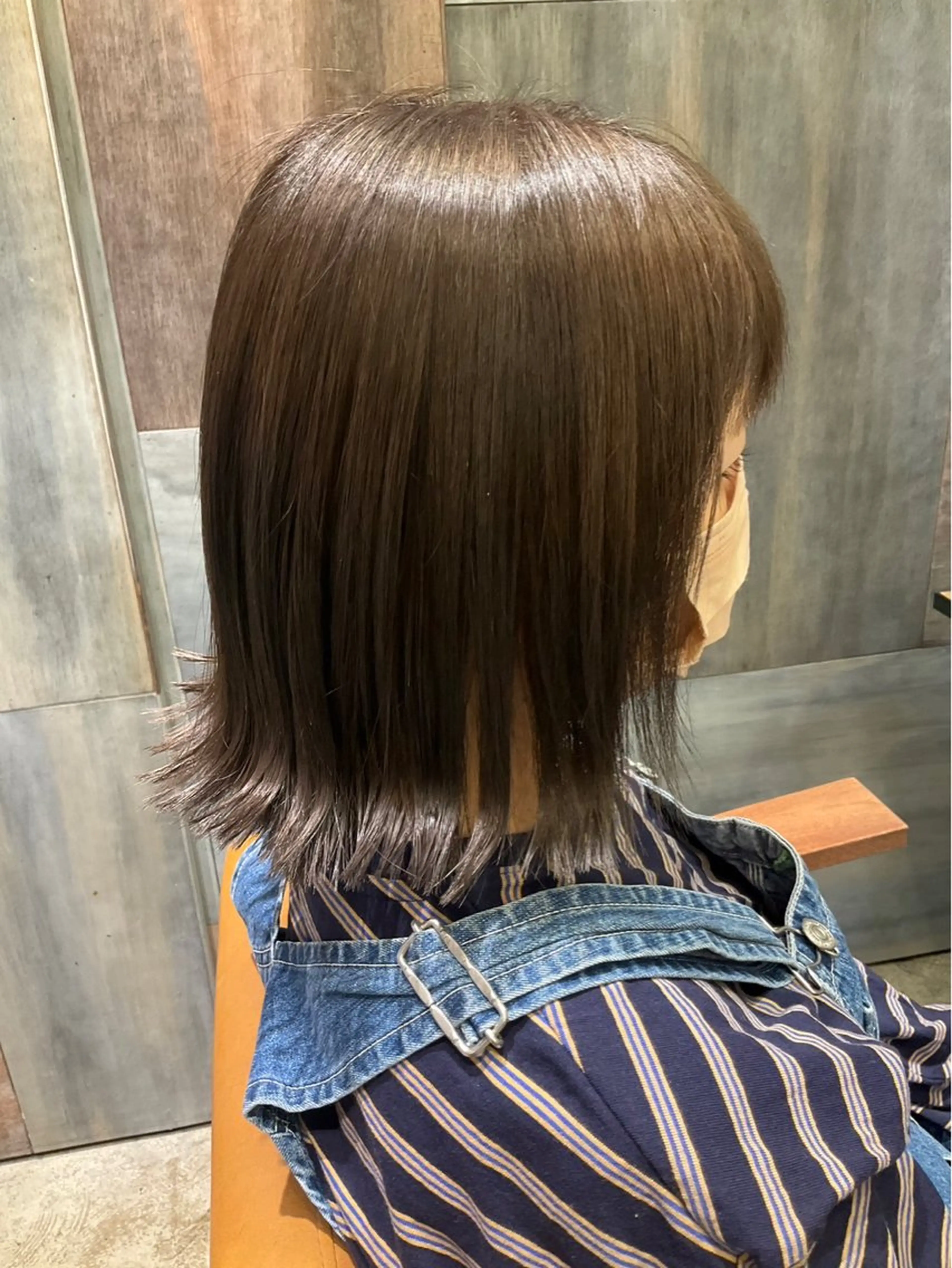 ミディアム カラー 髙橋紋菜🍏 イオンモール名取2階のヘアスタイル